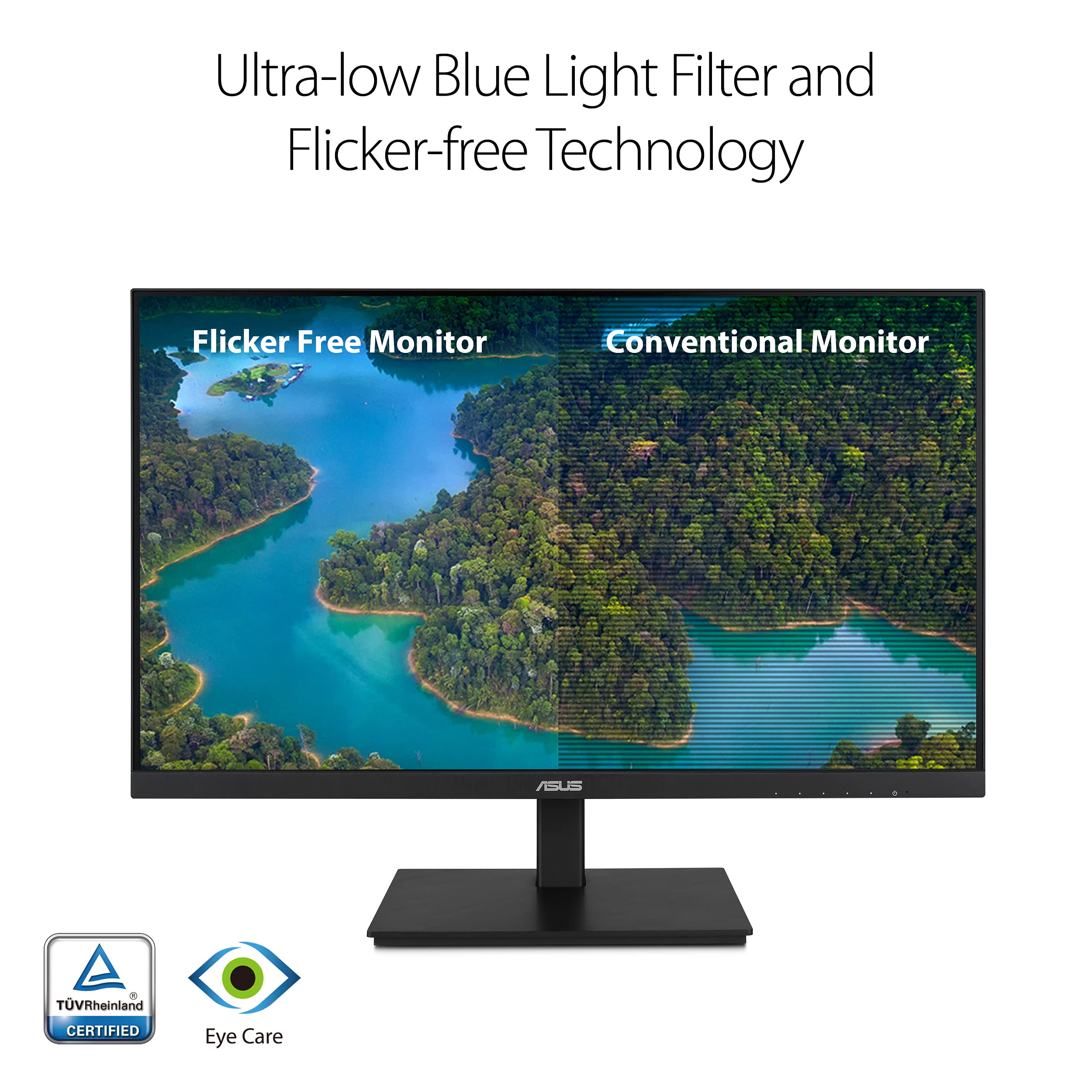 ASUS 24 Inch Full HD Eye Care Monitor with 120Hz Refresh Rate