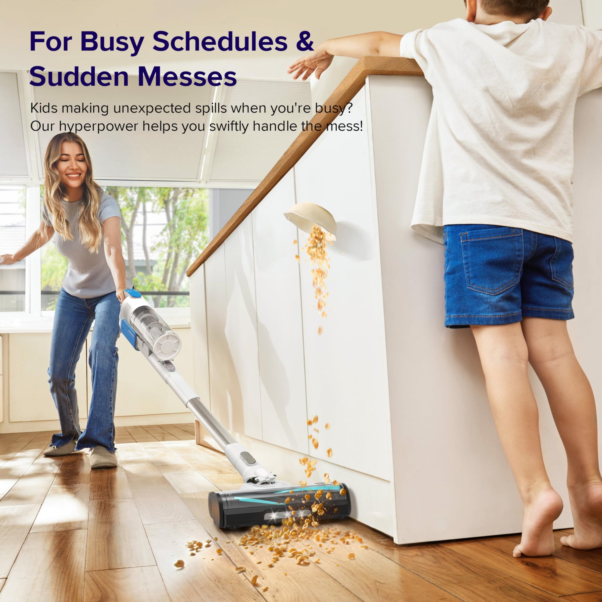 Levoit Cordless Vacuum Cleaner with Tangle Resistant Design