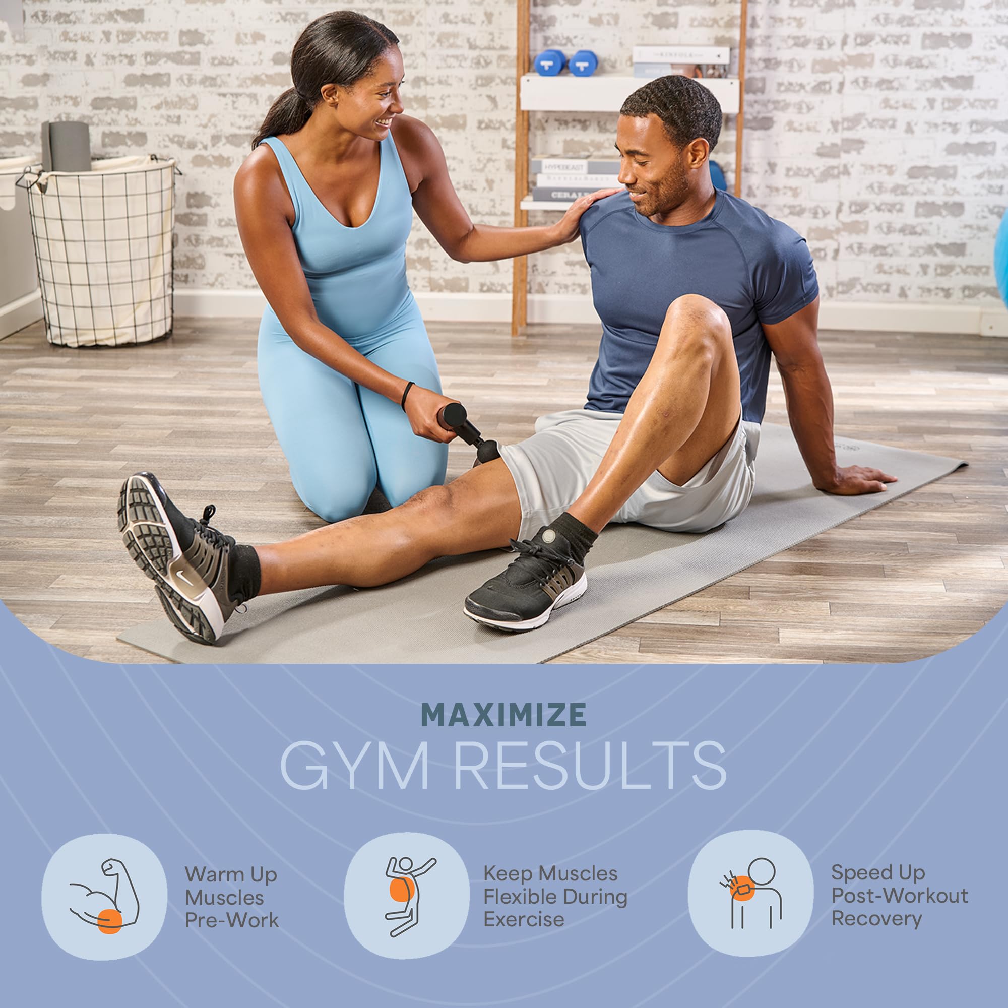 LifePro Deep Tissue Massage Gun for Muscle Recovery