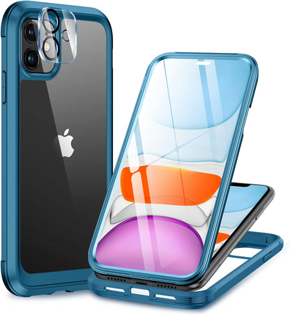 Miracase Glass Series iPhone 11 Rugged Case 6.1 9H Purple