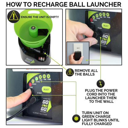 Automatic Ball Launcher for Dogs with Remote Control