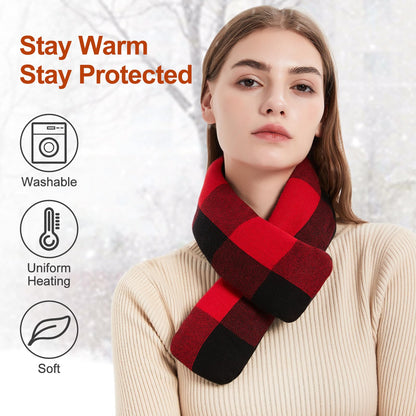 Heated Scarf for Women and Men Neck Warmer with Power Bank