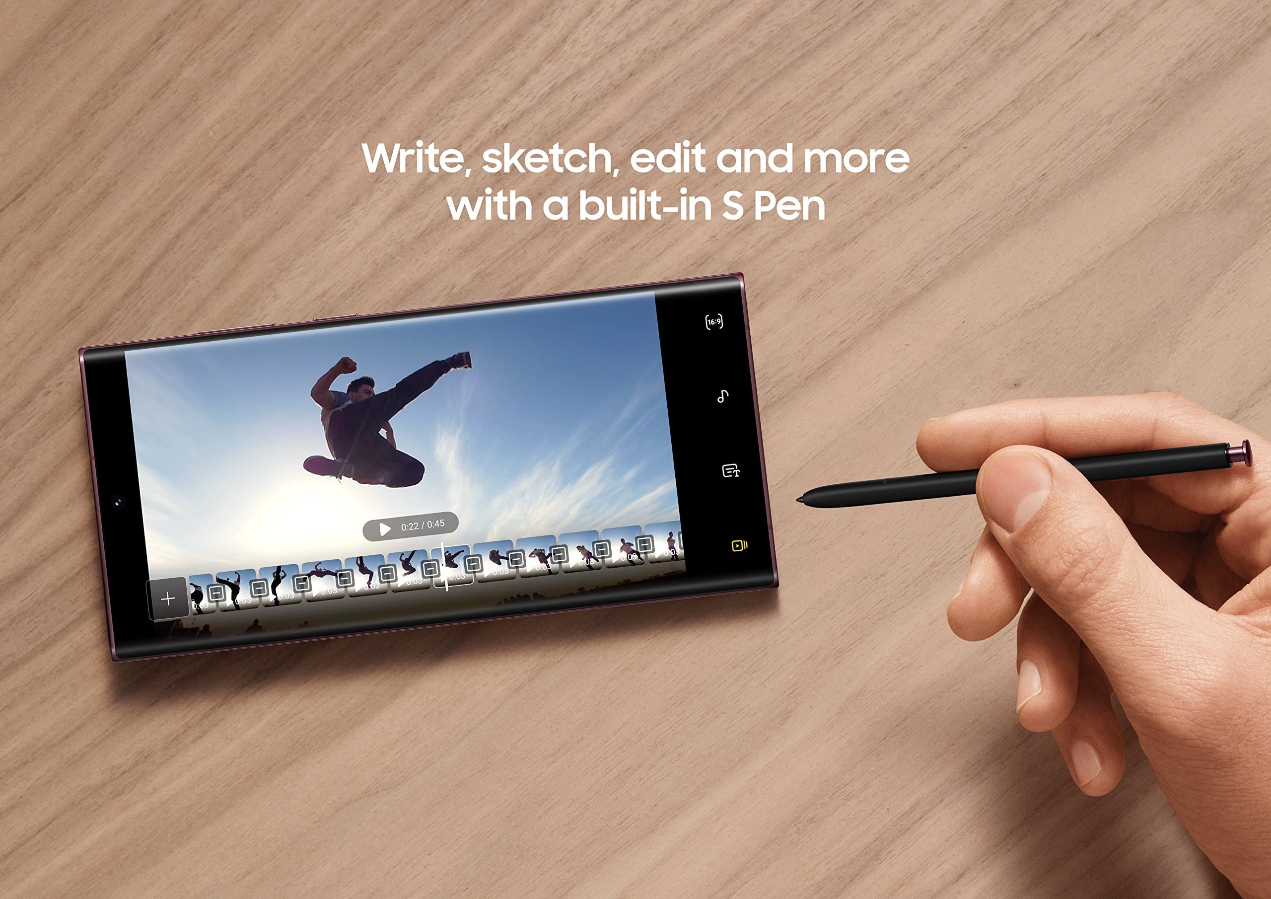 Samsung Galaxy S22 Unlocked Smartphone With 8K Camera