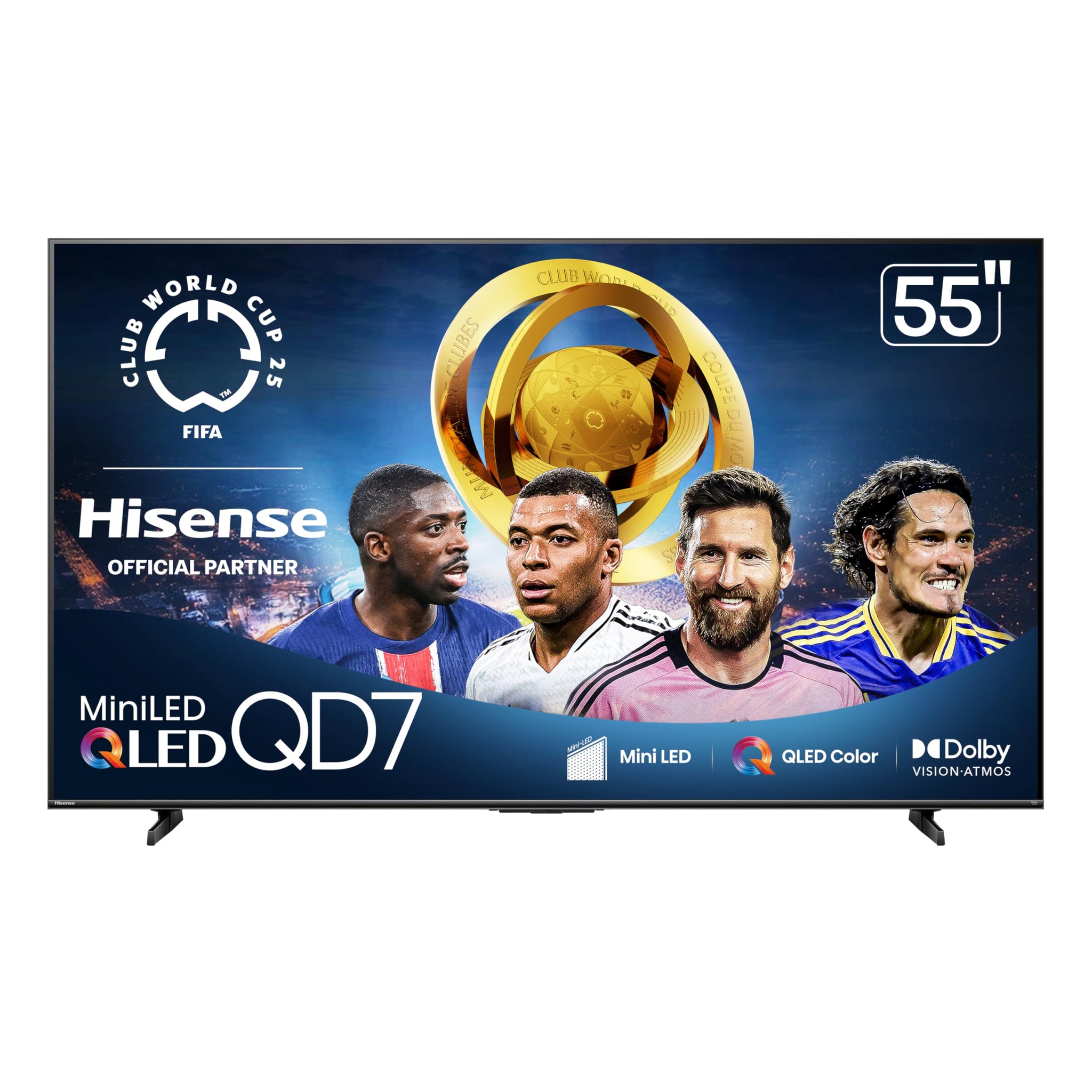 Hisense 50 Inch QLED Mini LED Smart TV with Dolby Vision