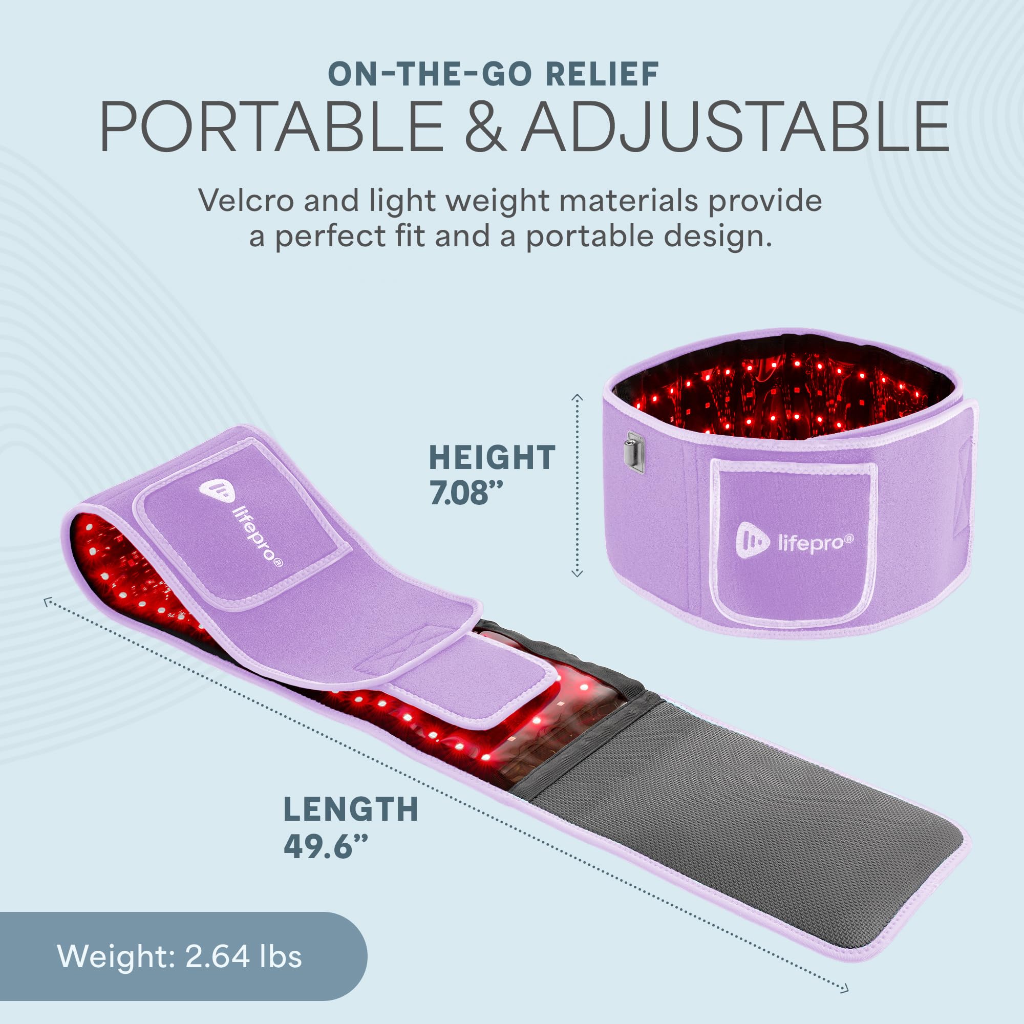 Lifepro Red Light Therapy Belt for Pain Relief