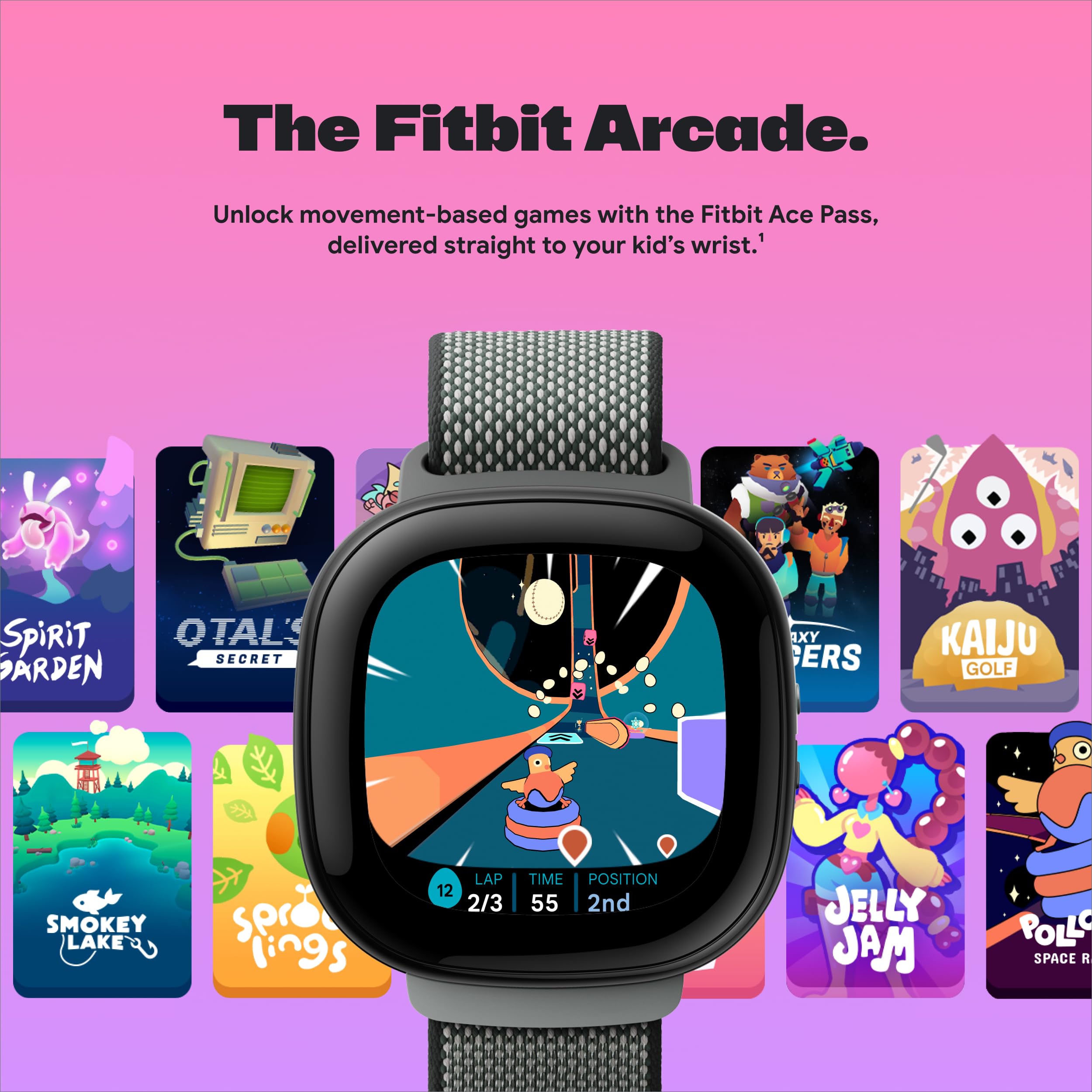 Fitbit Ace LTE Kids Smartwatch With Safe GPS And Calls