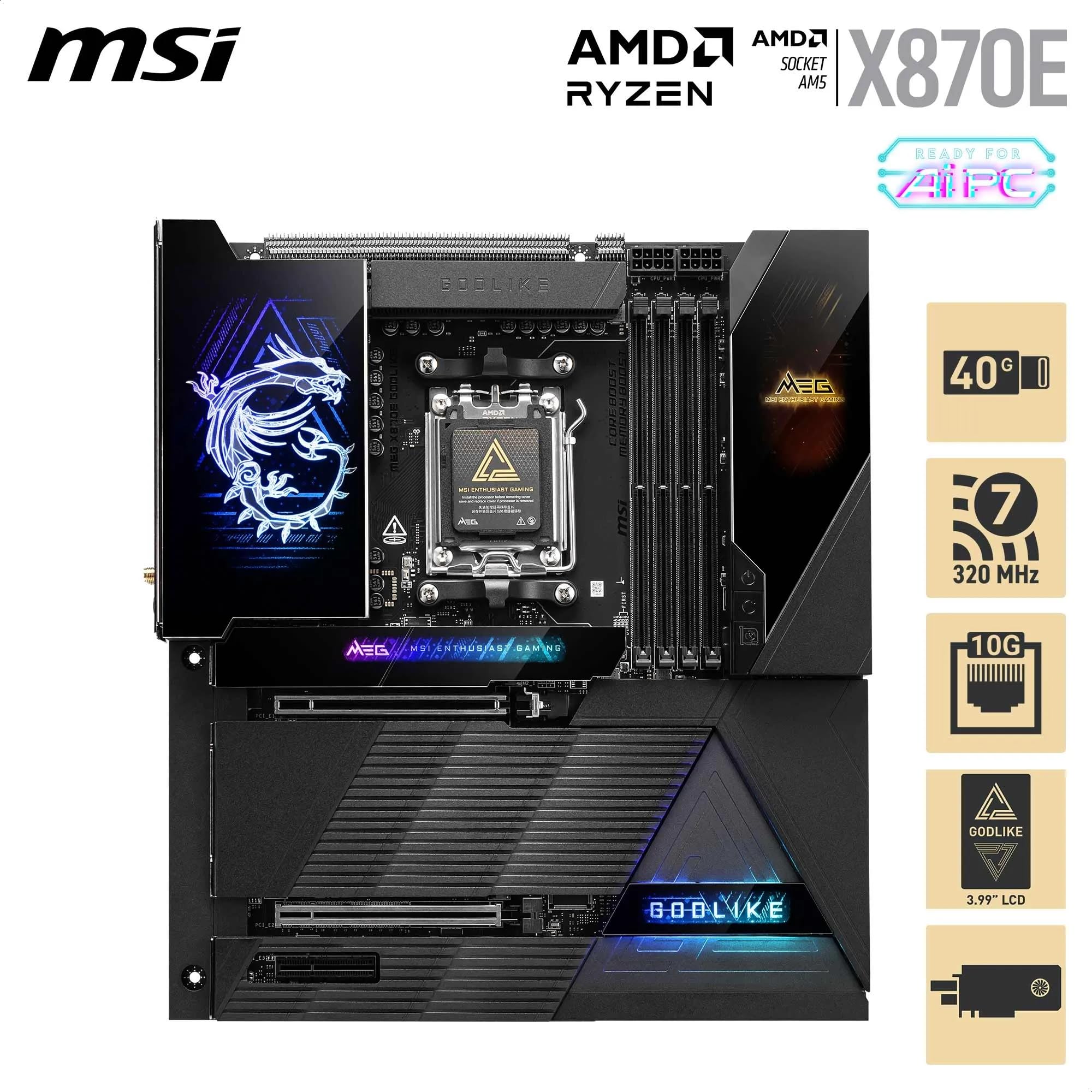 MSI MAG X870 Tomahawk WiFi Gaming Motherboard for AMD Ryzen