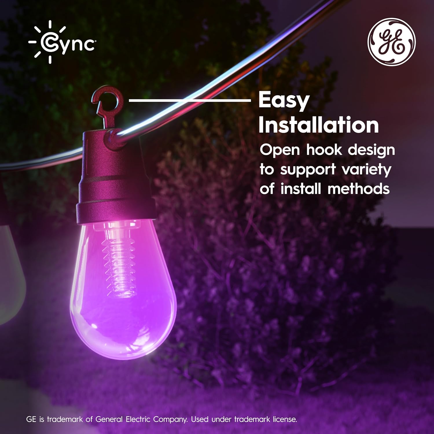 Cync GE Smart Color Changing Patio String Lights