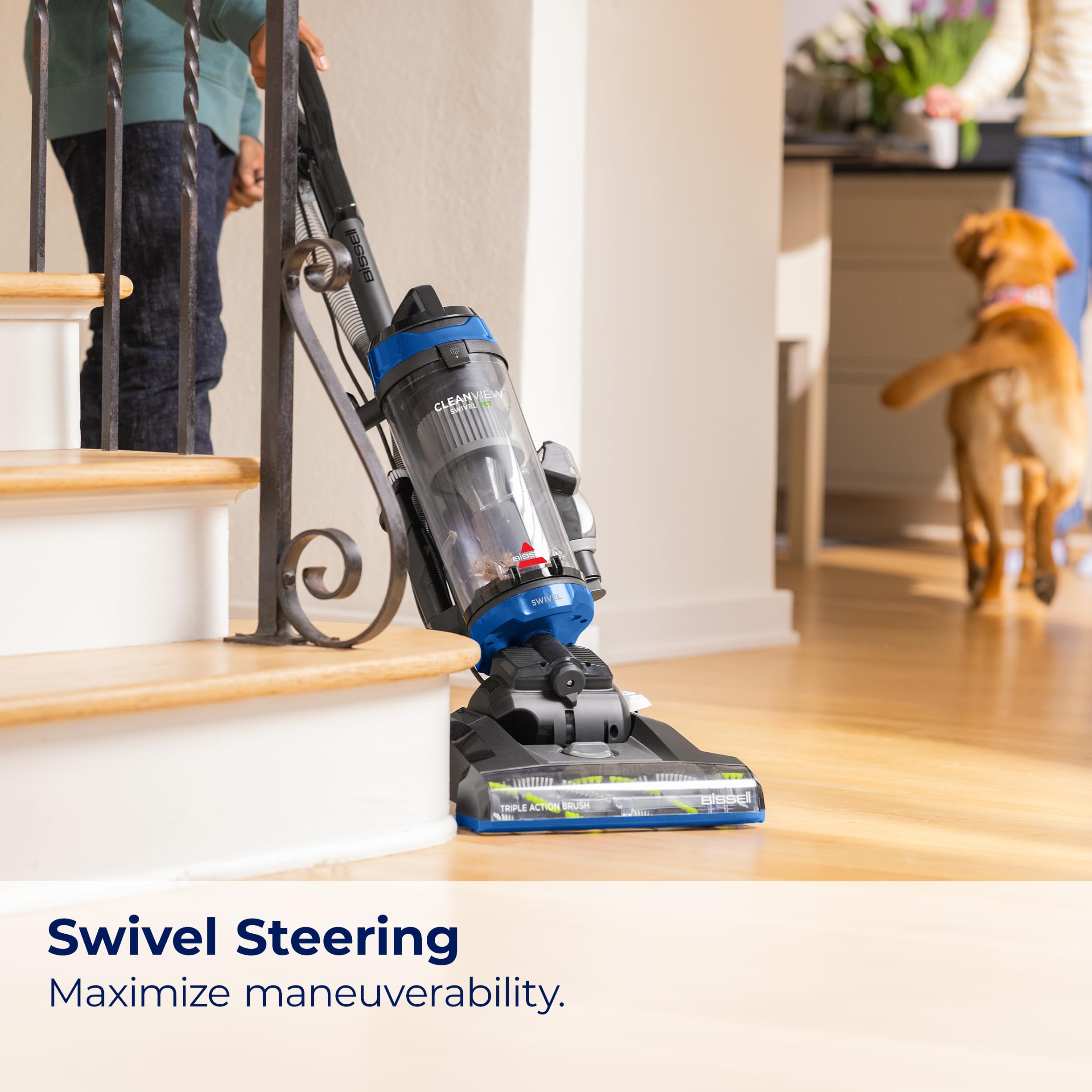 Bissell CleanView Swivel Vacuum for Powerful Pet Hair Pickup