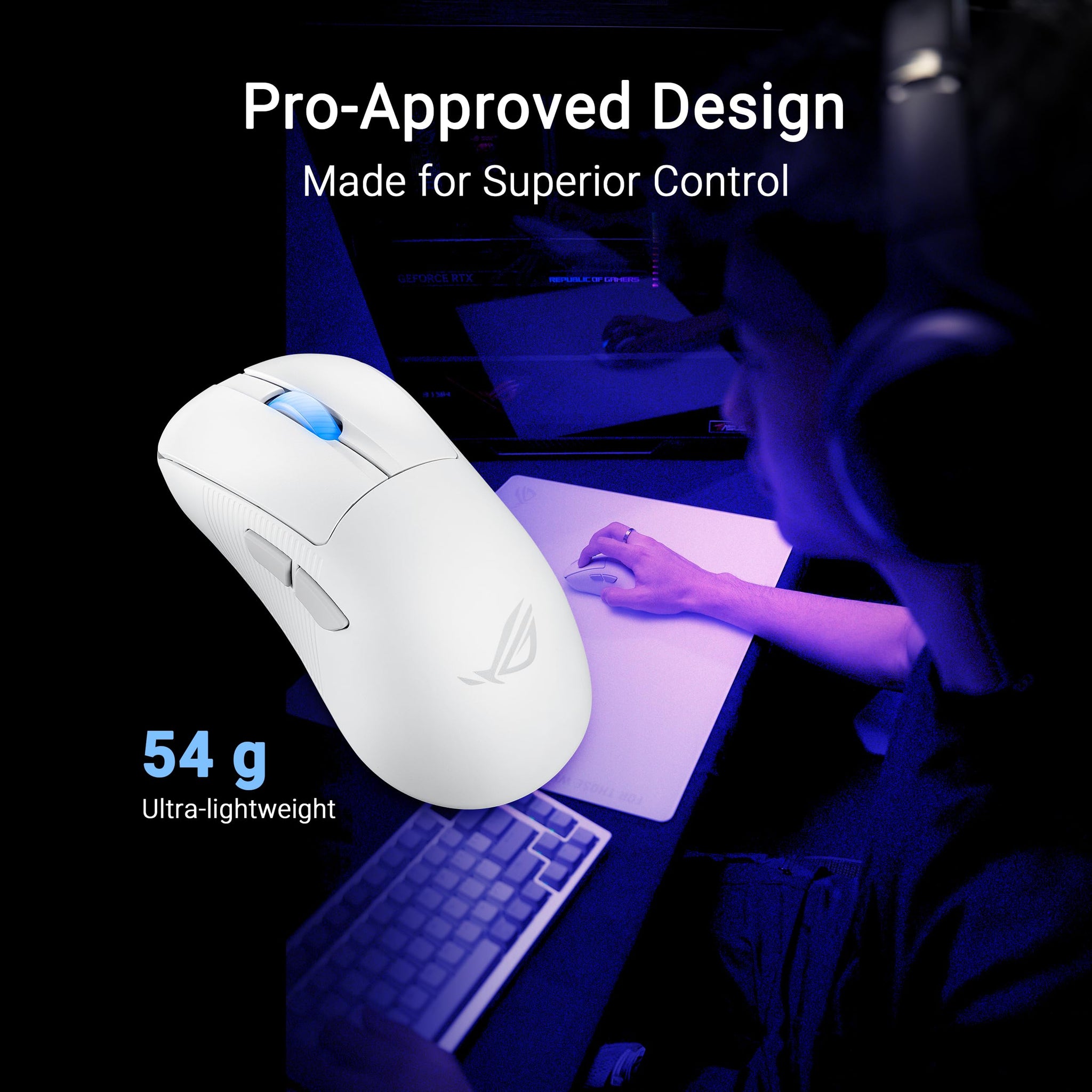 Asus ROG Keris Wireless Gaming Mouse with 36000 DPI Precision