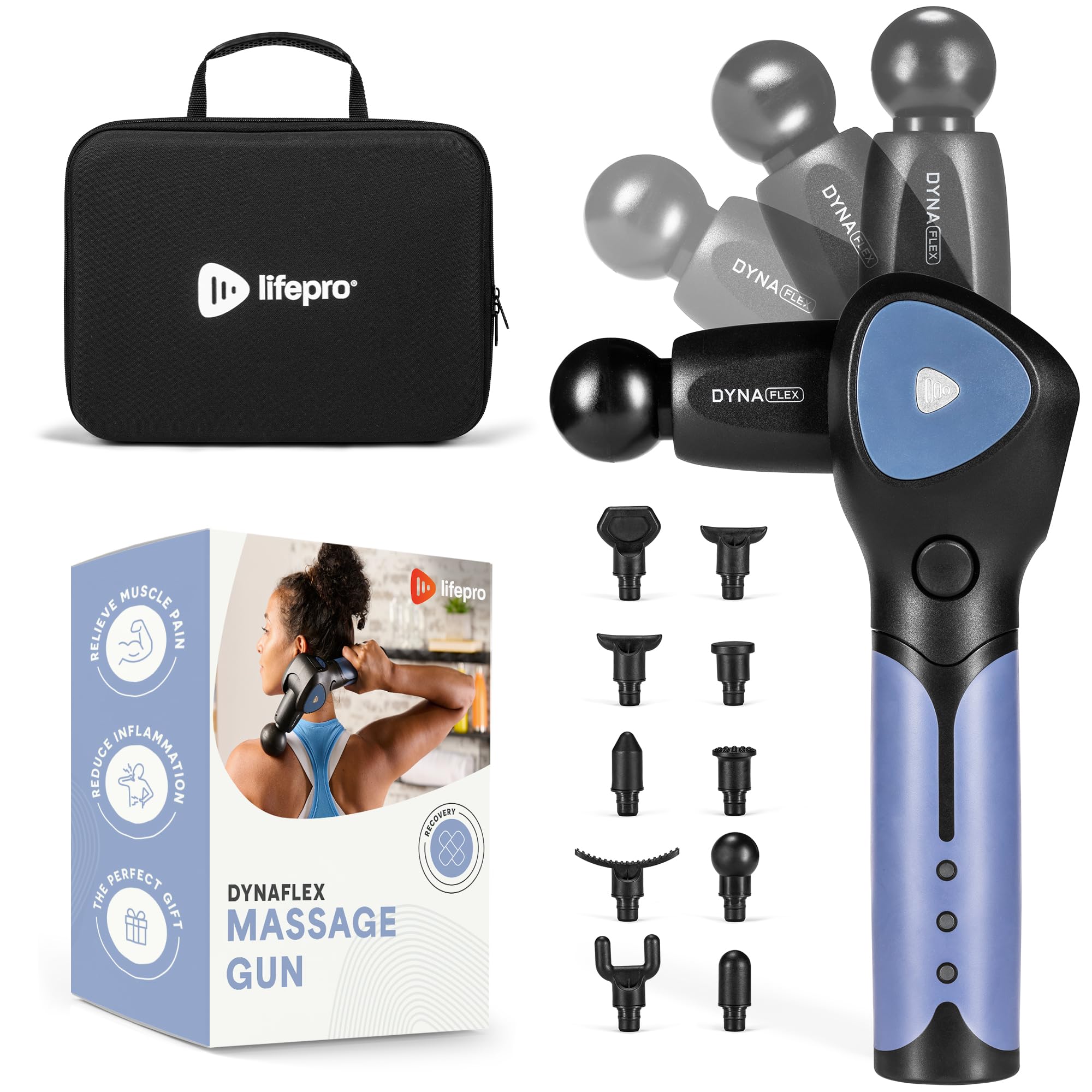 LifePro Deep Tissue Massage Gun for Muscle Recovery