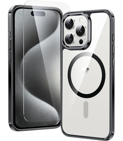 FNTCASE Clear Case For iPhone 17 Pro Max Screen Protector