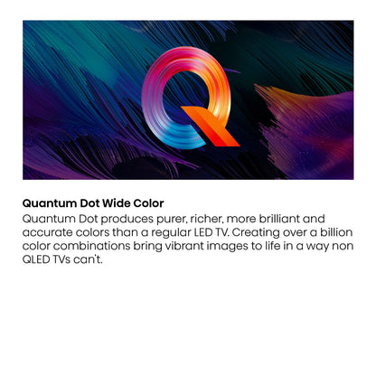Hisense 75 Inch 4K UHD Smart TV with Quantum Dot Color