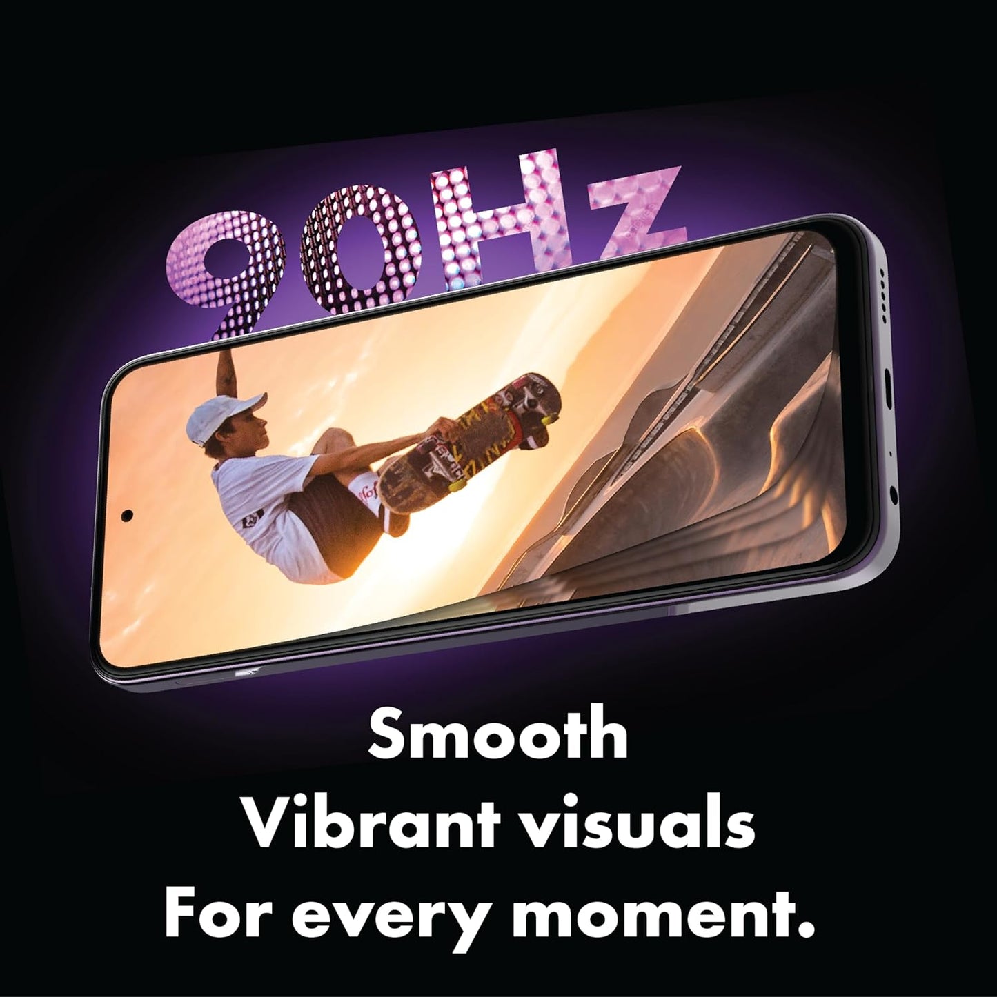 NUU N30 Unlocked Android Phone 6GB RAM 128GB Dual SIM 6.7 Inch Purple Teen