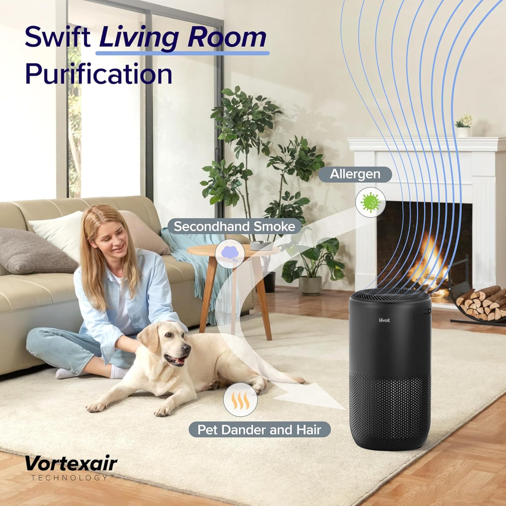 Levoit Smart Air Purifier for Large Rooms
