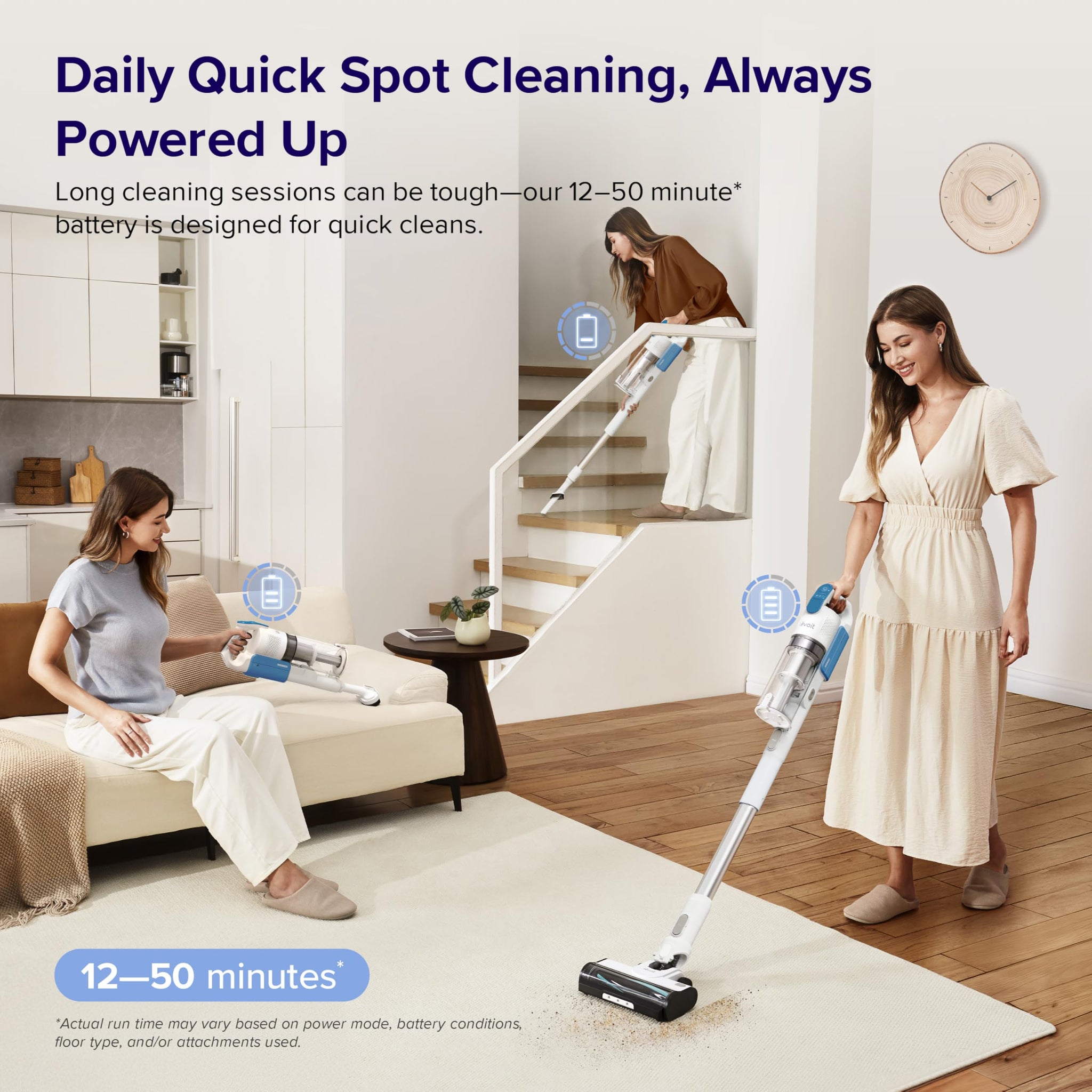 Levoit Cordless Vacuum Cleaner with Tangle Resistant Design