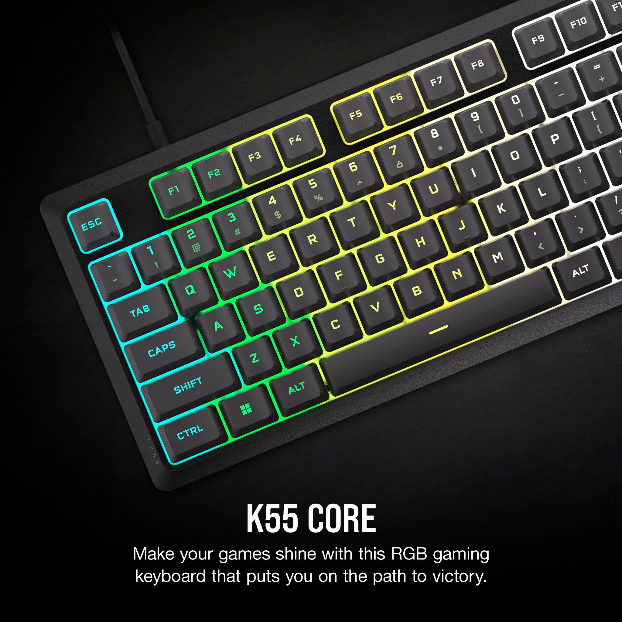 Corsair K55 RGB Pro Gaming Keyboard with Macro Keys