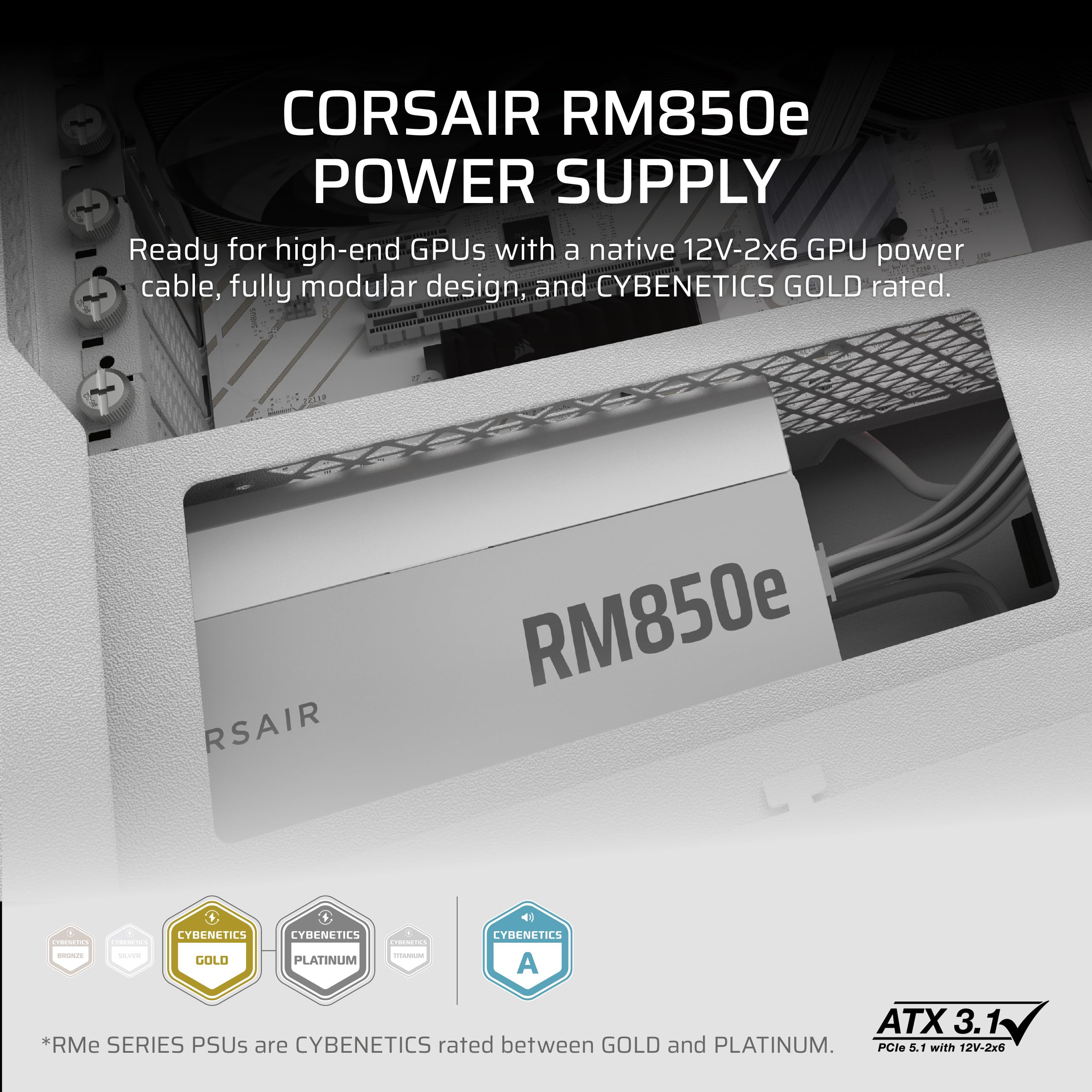 Corsair RM650e Fully Modular Low Noise Power Supply