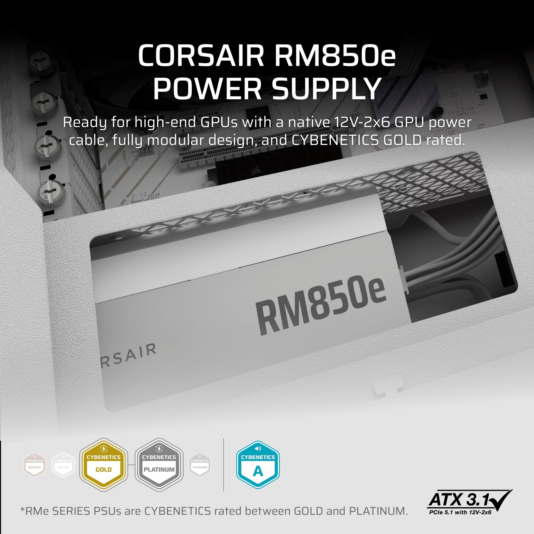 Corsair RM650e Fully Modular Low Noise Power Supply