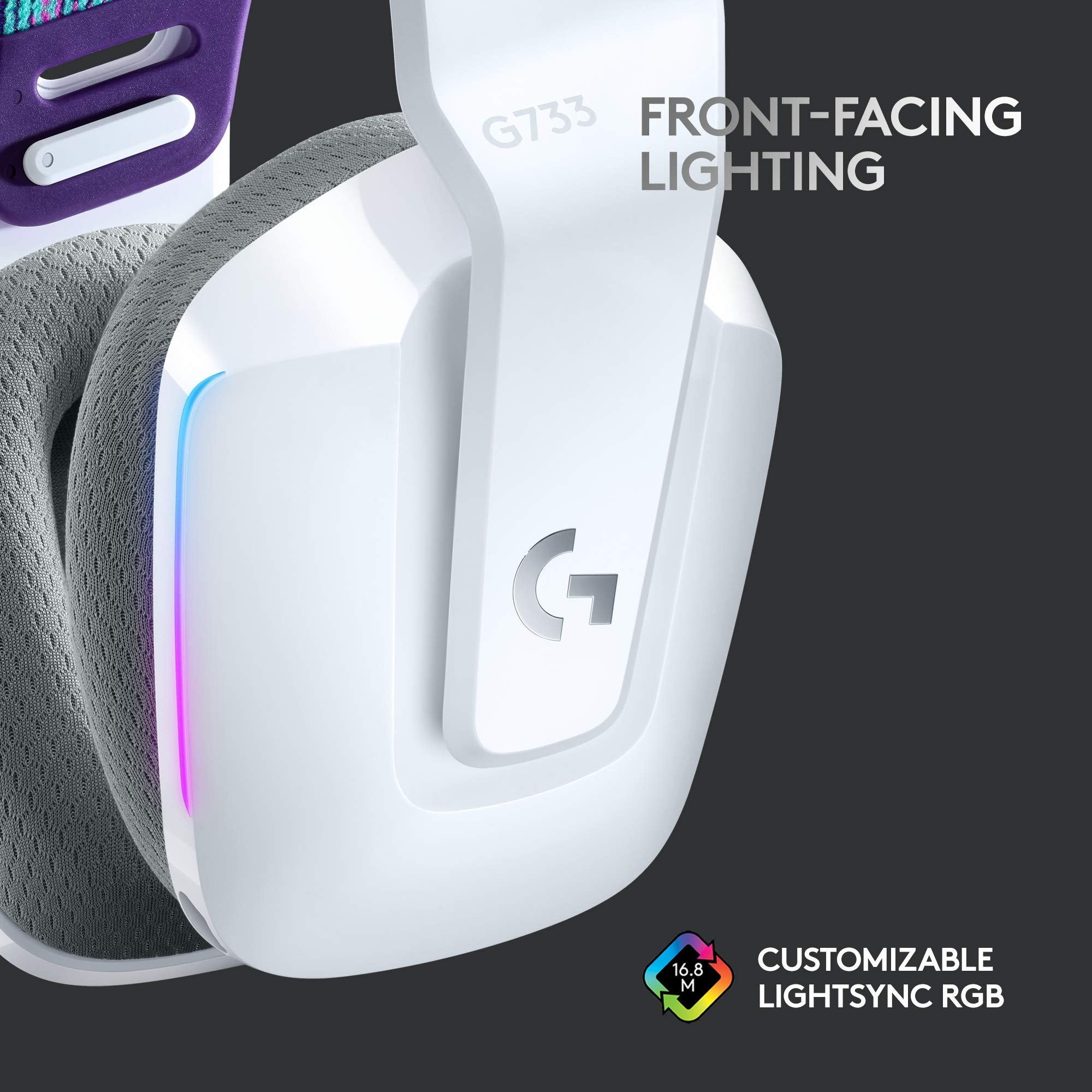 Logitech G733 Wireless Gaming Headset with Premium Audio