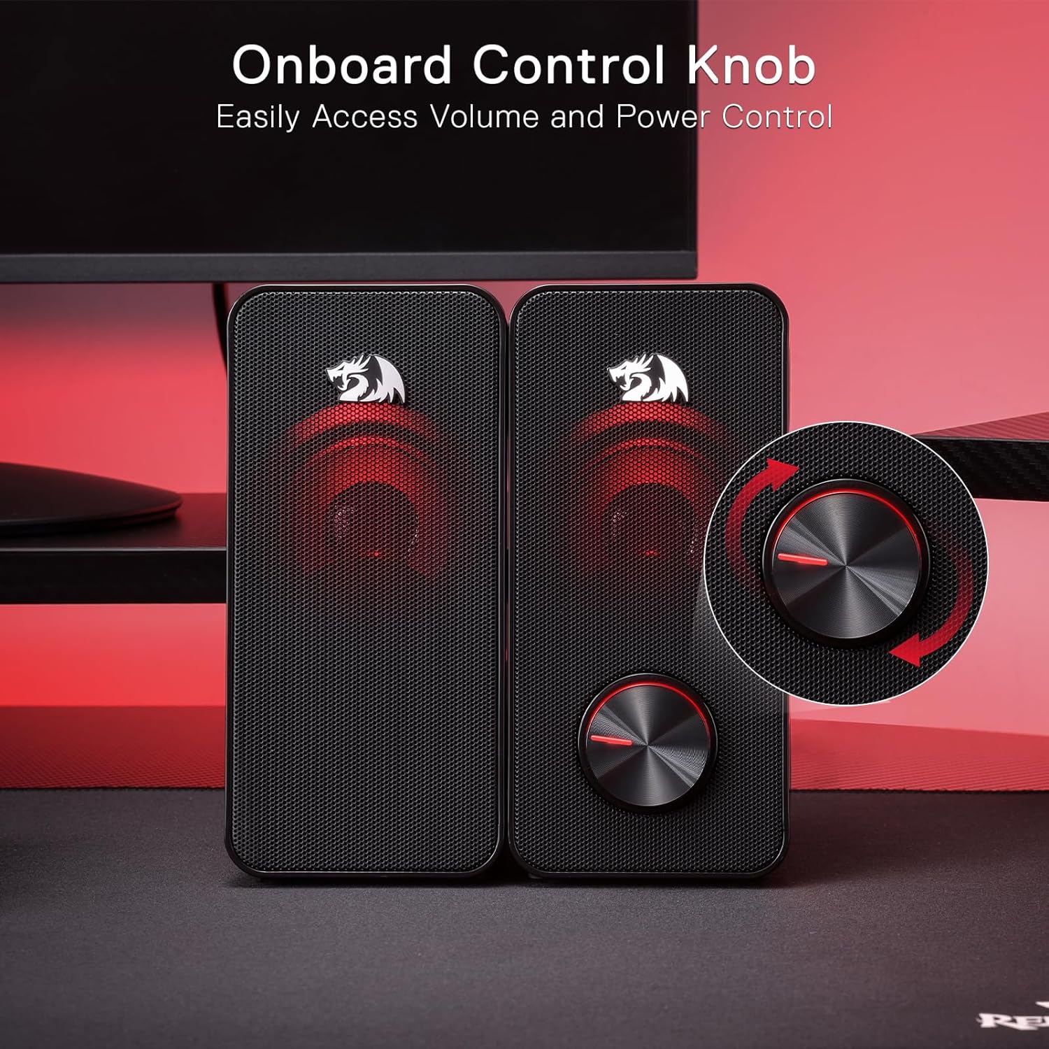 Redragon GS500 Stentor Gaming Speakers with Quality Bass