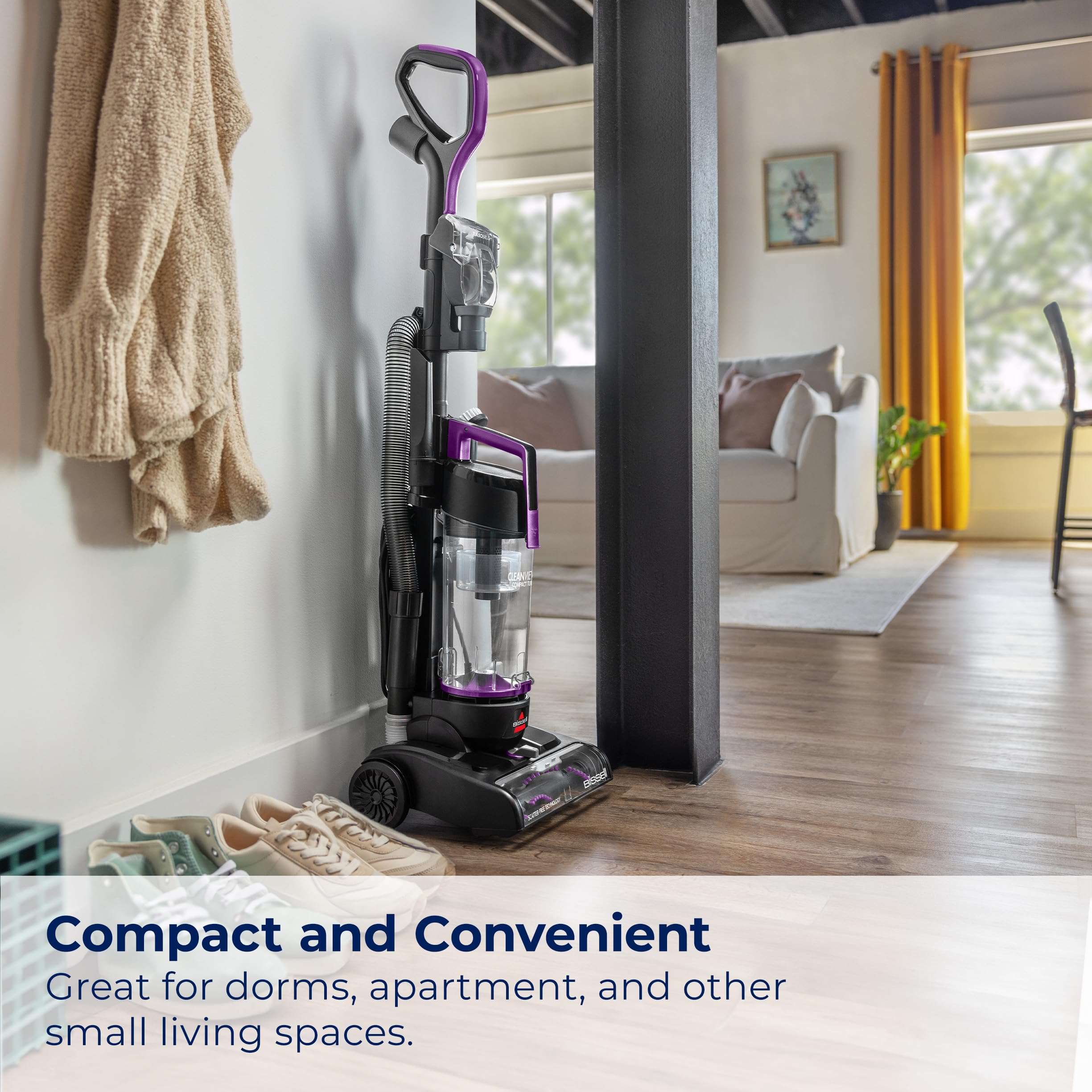Bissell CleanView Compact Turbo Vacuum for Easy Pet Cleanup