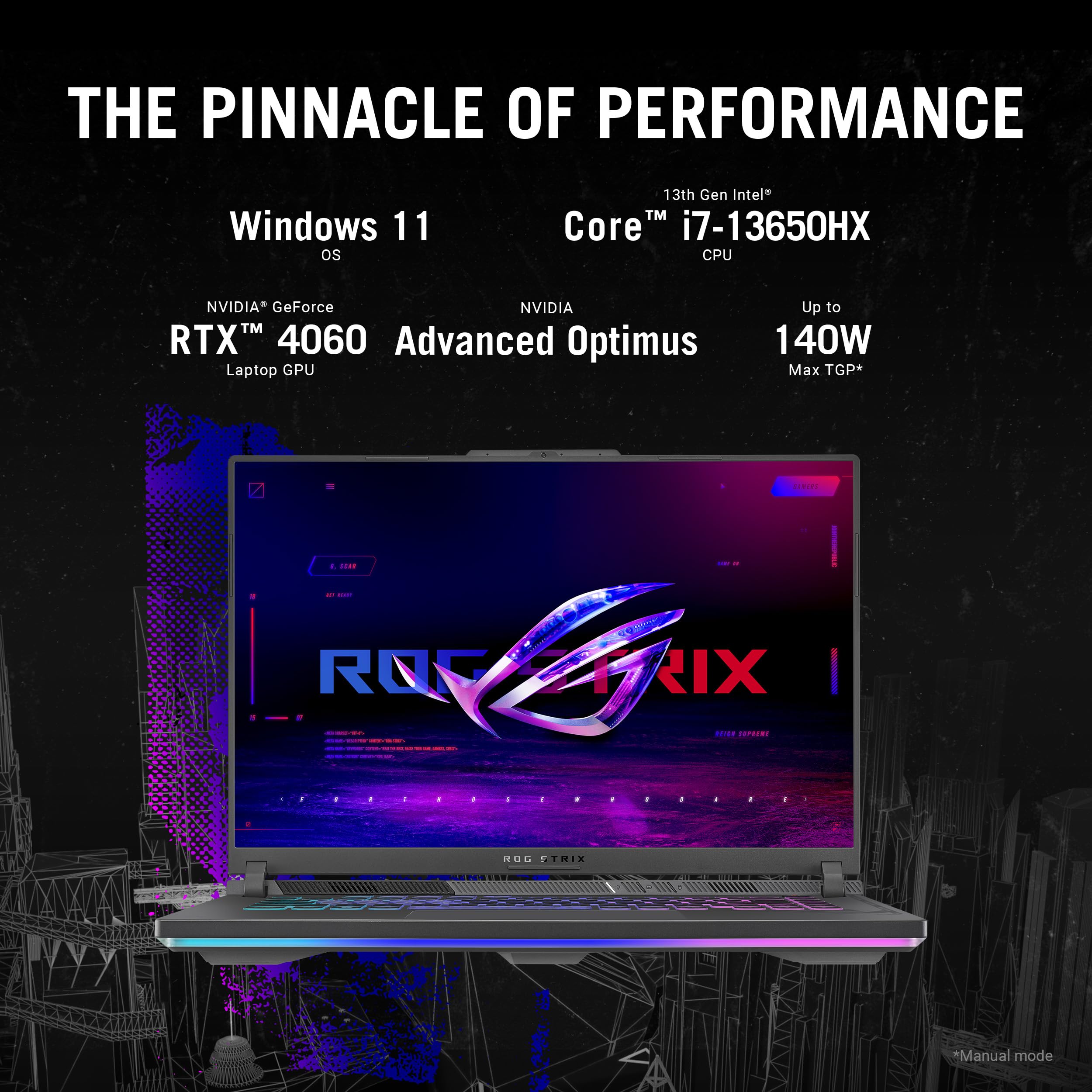 ASUS ROG Strix G16 Gaming Laptop with Lightning Fast Performance