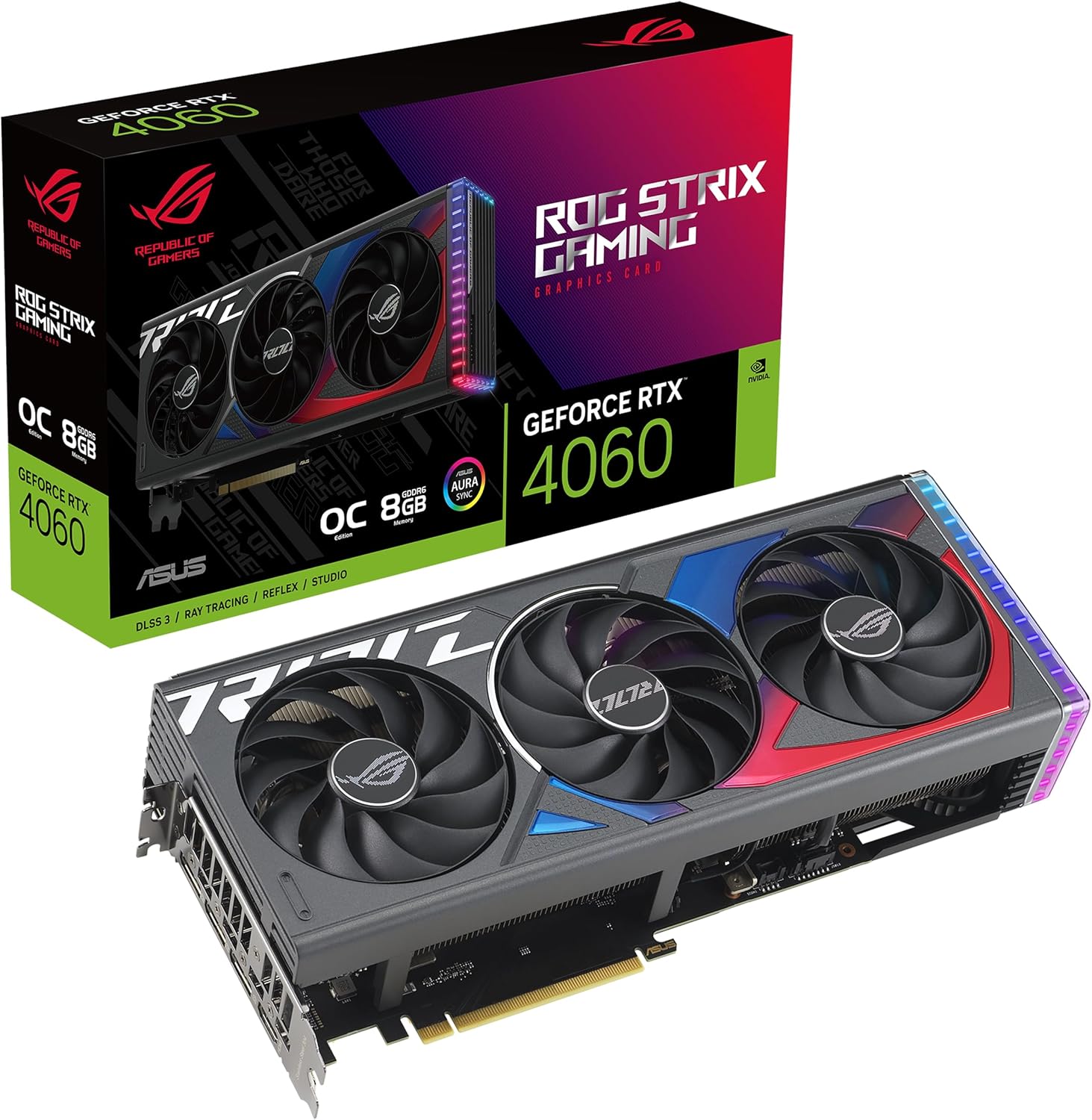 ASUS ROG Strix RTX 4060 Graphics Card for Gaming Performance
