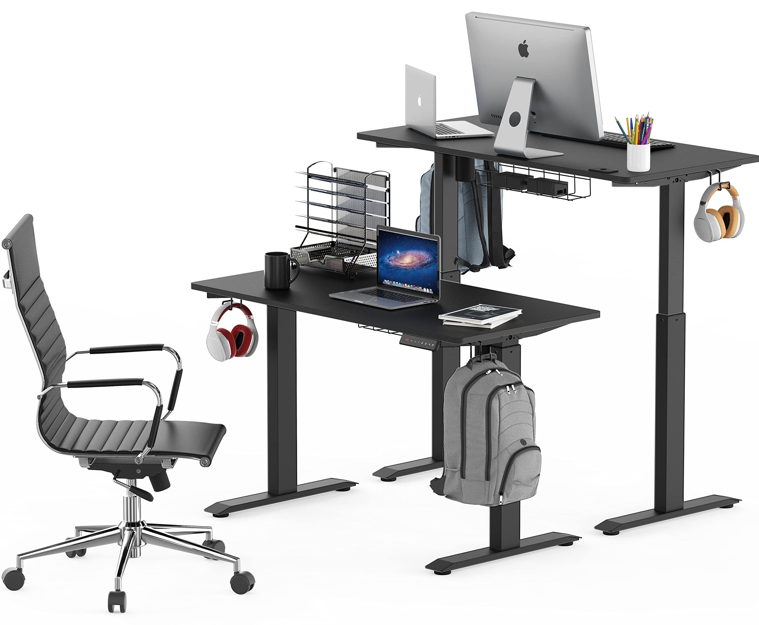 Height Adjustable Standing Desk with Memory Preset Feature