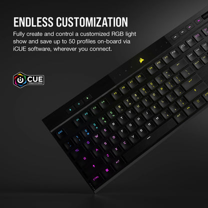 Corsair K100 RGB Gaming Keyboard with Hyper-Processing Technology