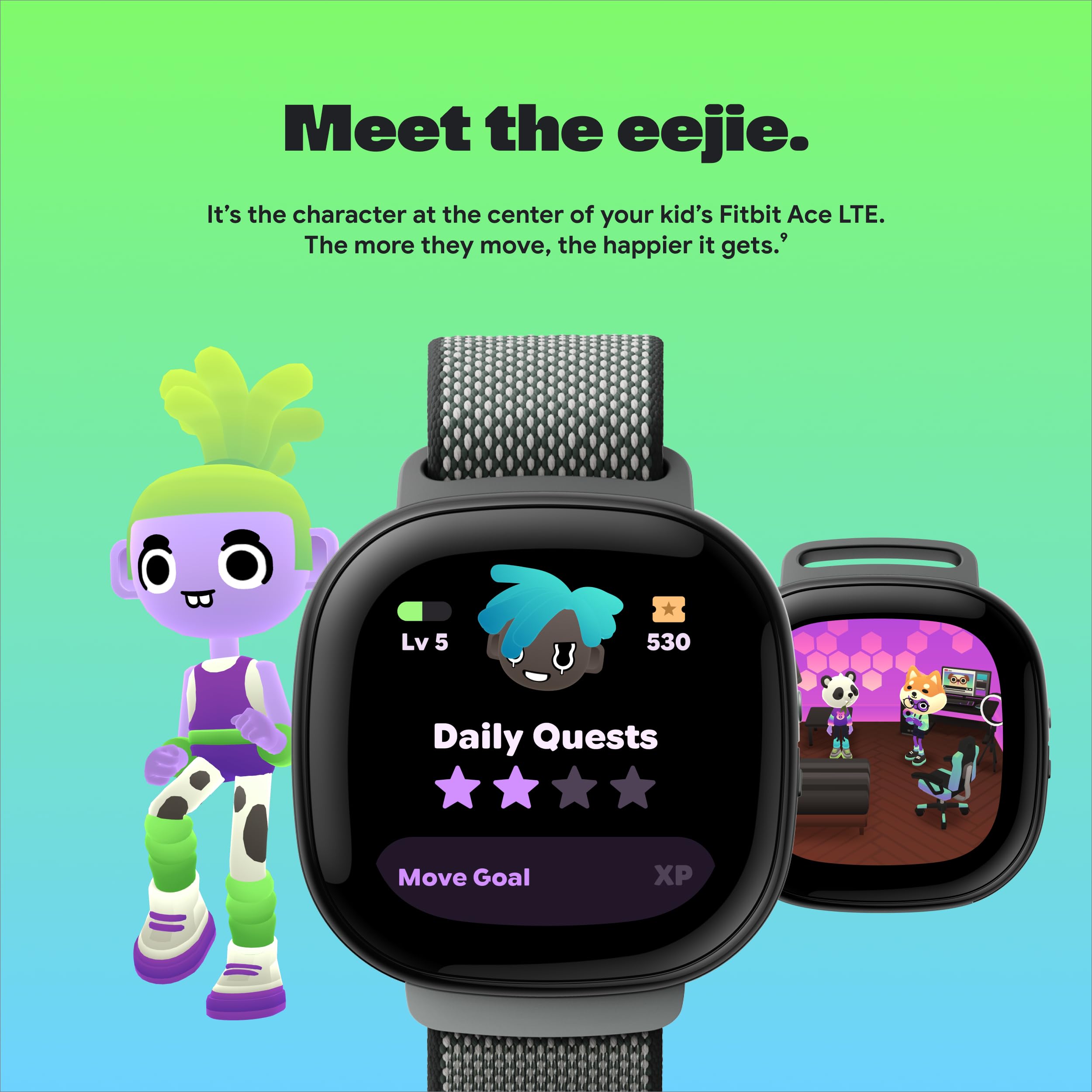 Fitbit Ace LTE Kids Smartwatch With Safe GPS And Calls