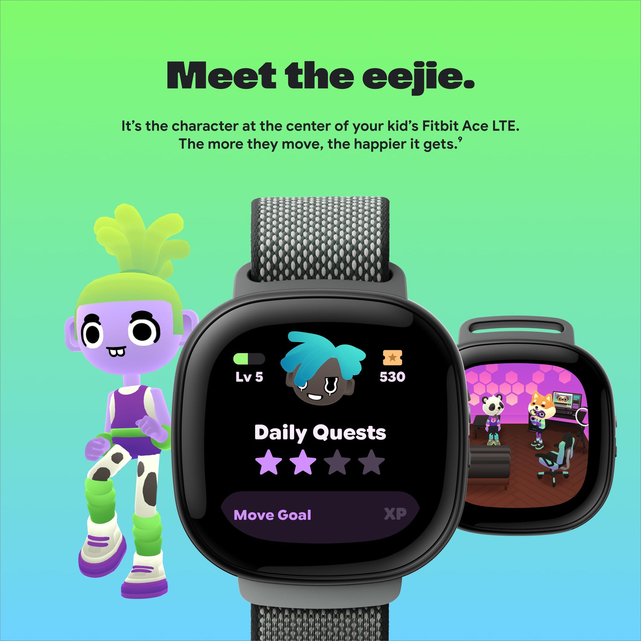 Fitbit Ace LTE Kids Smartwatch With Safe GPS And Calls