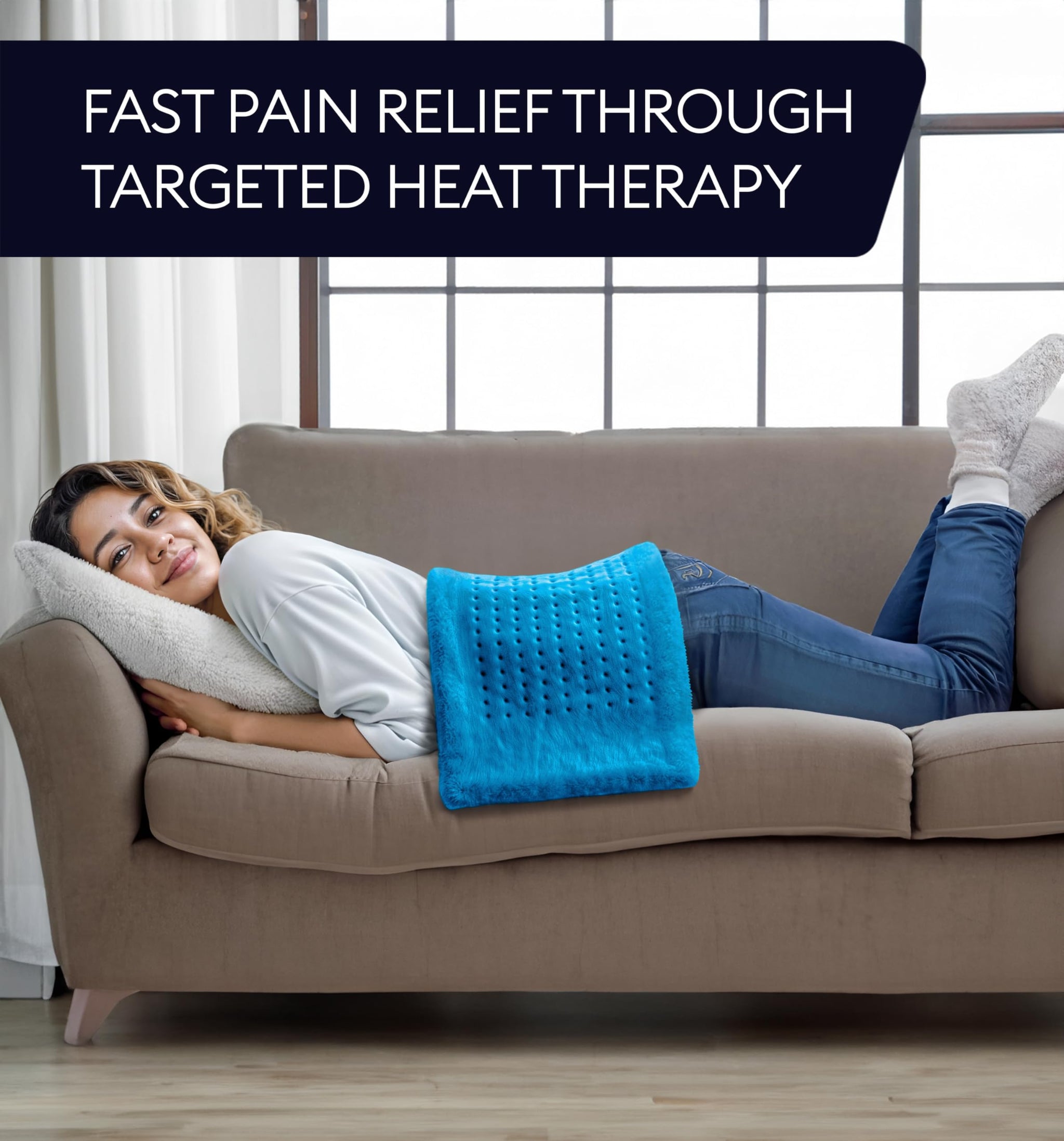 Geniani Large Electric Heating Pad for Pain Relief