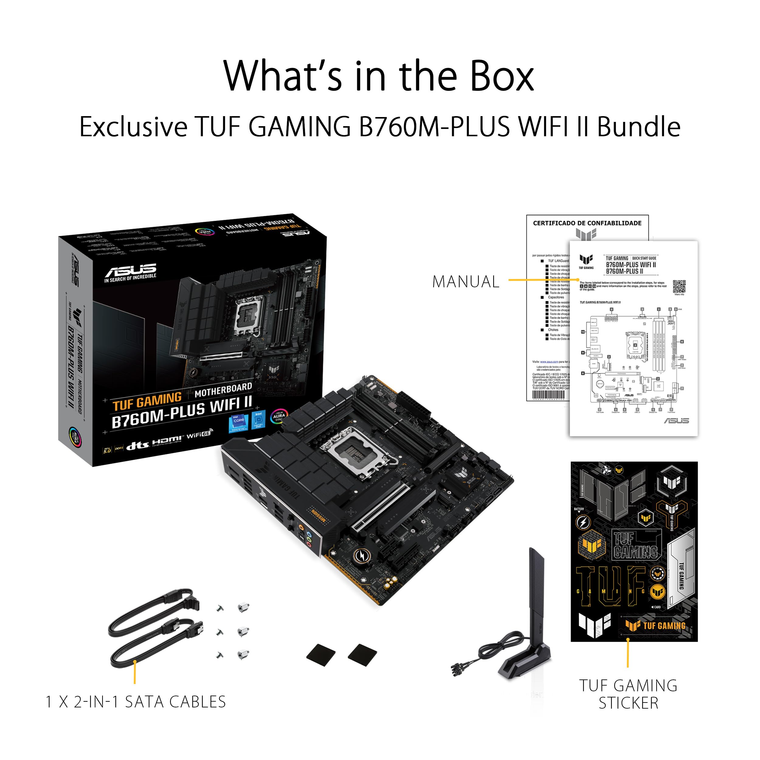 ASUS TUF Gaming B760 Plus WiFi Motherboard for Ultimate Performance