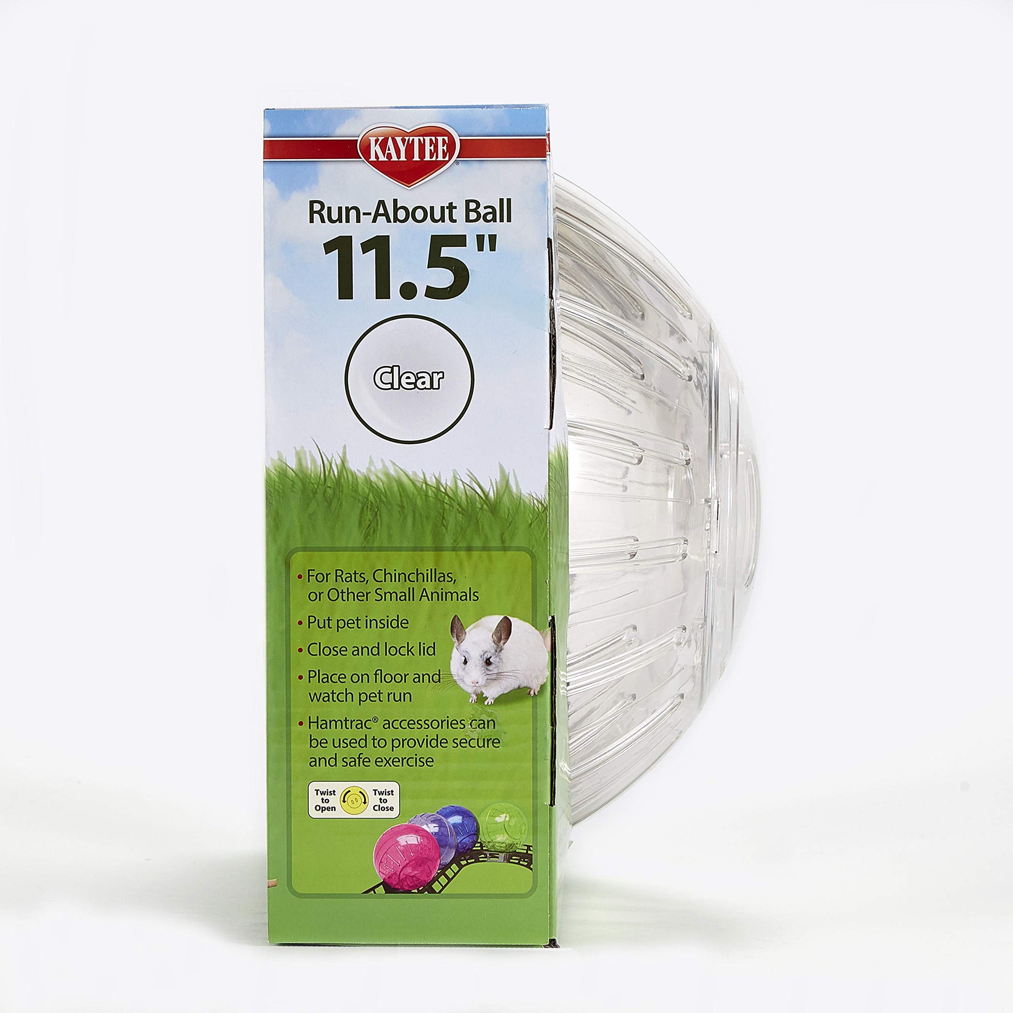 Kaytee 5 Inch Clear Exercise Ball for Dwarf Hamsters