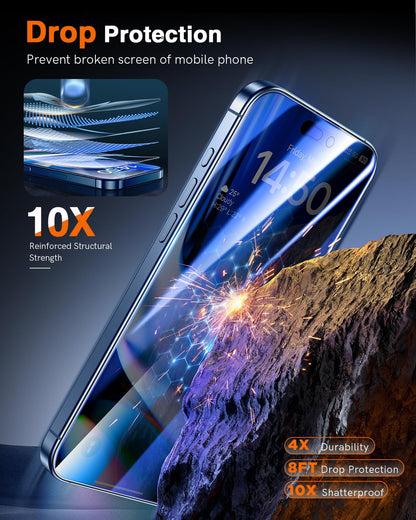 LK 2 Tempered Glass Screen Protector For iPhone 17 Pro Max