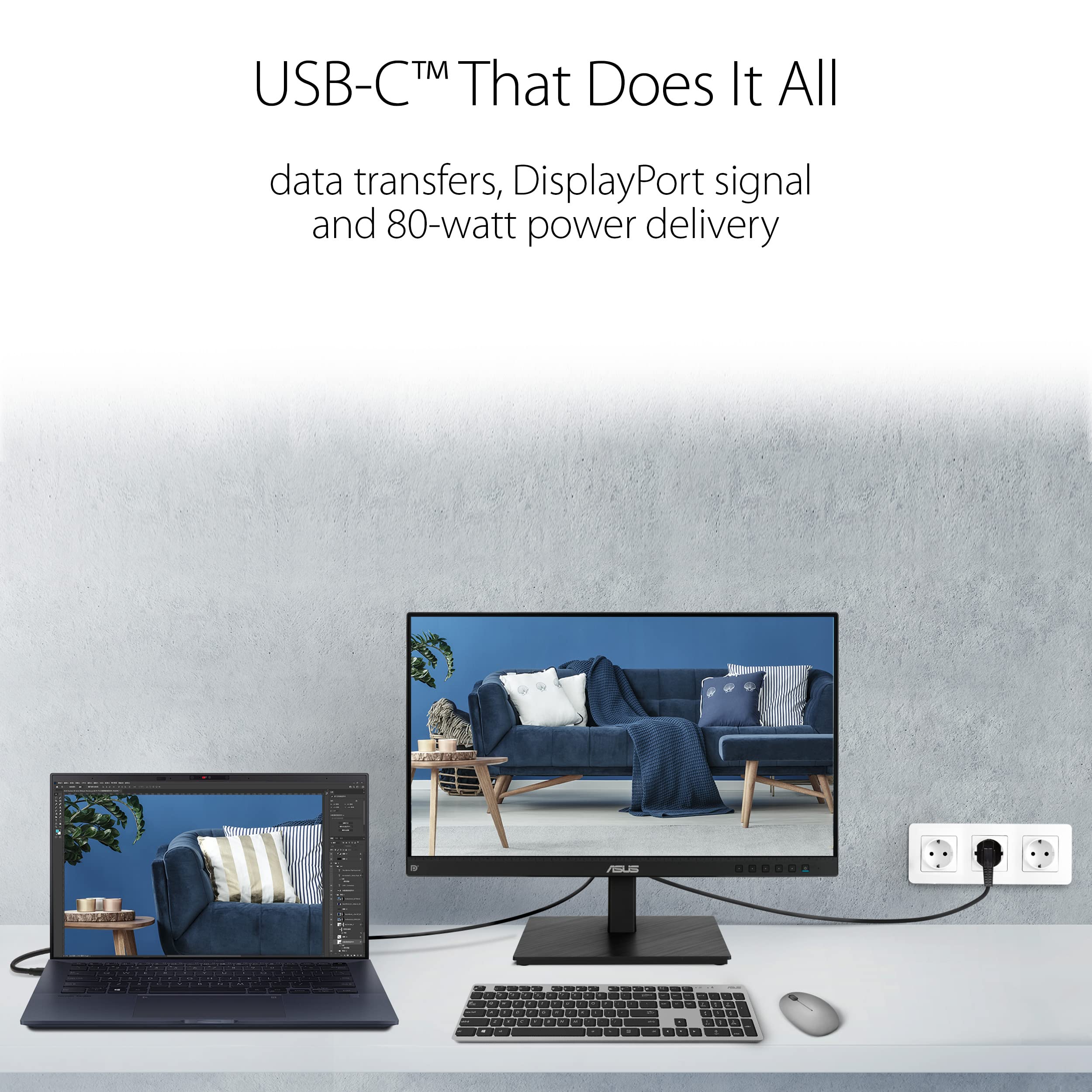 ASUS 23.8 Inch Full HD Monitor with Eye Care Technology