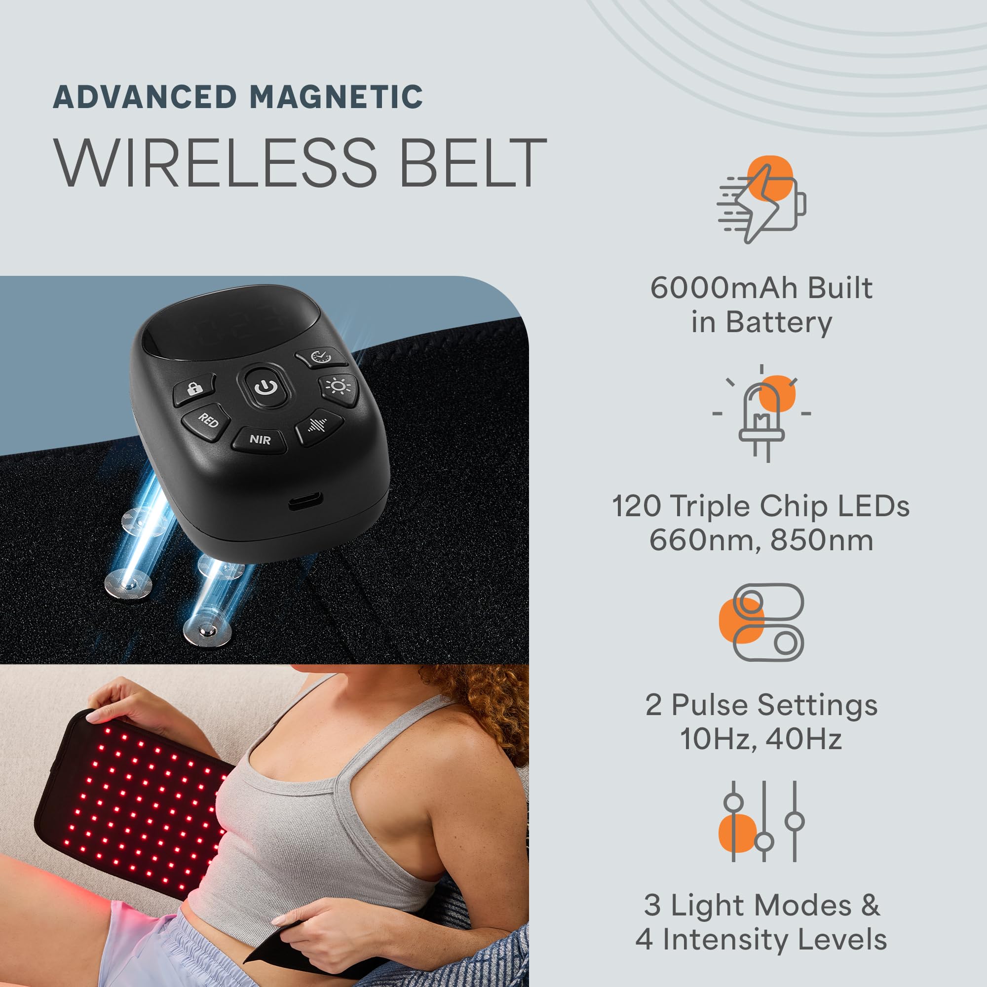 Lifepro Red Light Therapy Belt for Muscle Relaxation