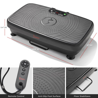 Sunny Health and Fitness Vibration Plate for Weight Loss