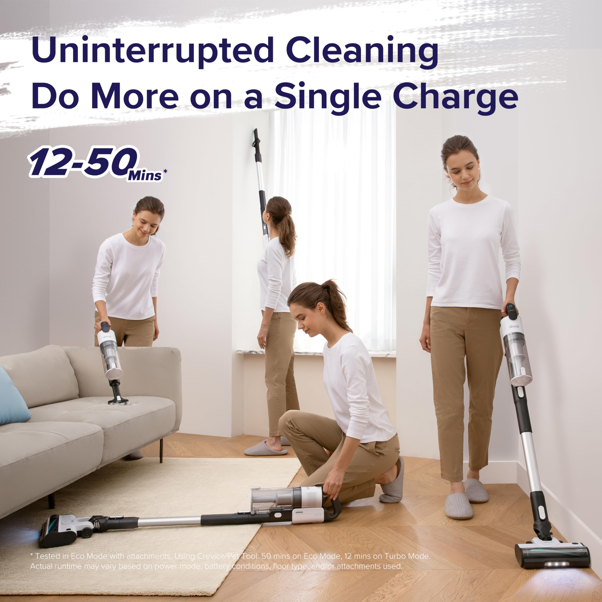 Levoit Cordless Vacuum Cleaner with Tangle Resistant Design