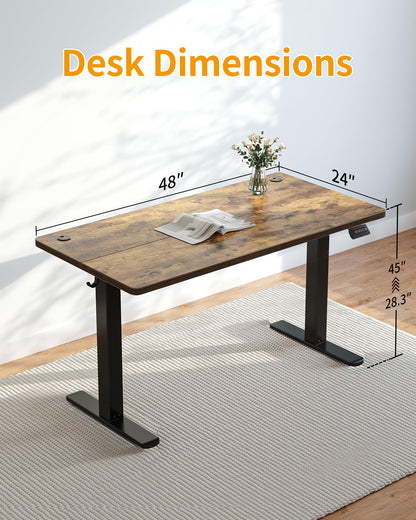 CubiCubi Adjustable Electric Standing Desk for Comfort