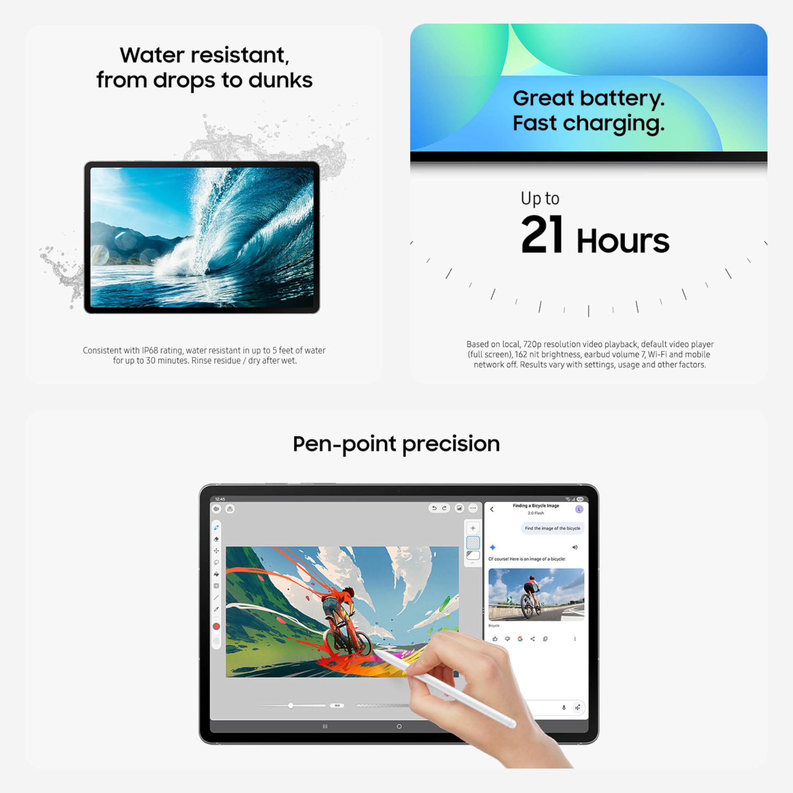 Samsung Galaxy Tab S10 FE 128GB WiFi Tablet With Pen