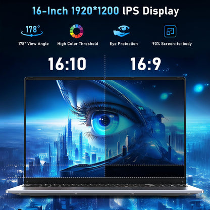 2025 17.3 Inch Gaming Laptop N150 3.6GHz 16GB RAM 1TB SSD
