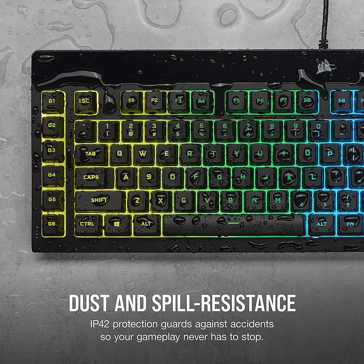 Corsair K55 RGB Pro Gaming Keyboard with Macro Keys