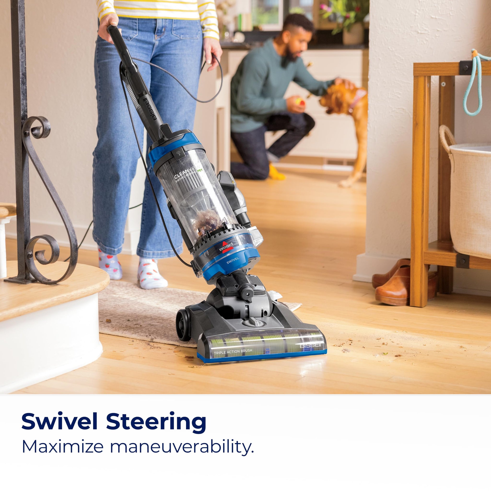 Bissell CleanView Swivel Vacuum for Powerful Pet Hair Pickup