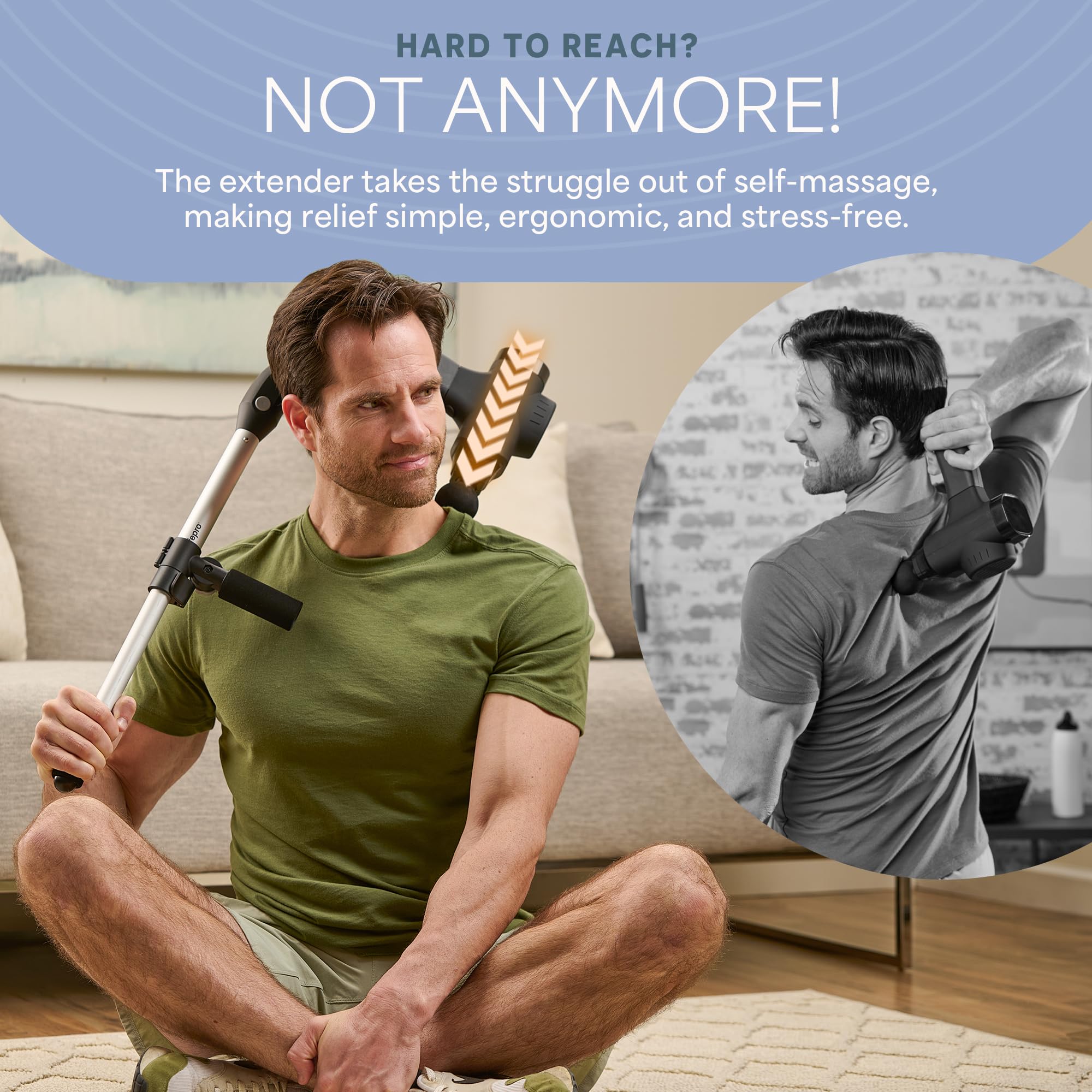 LifePro Deep Tissue Massage Gun with Multiple Heads