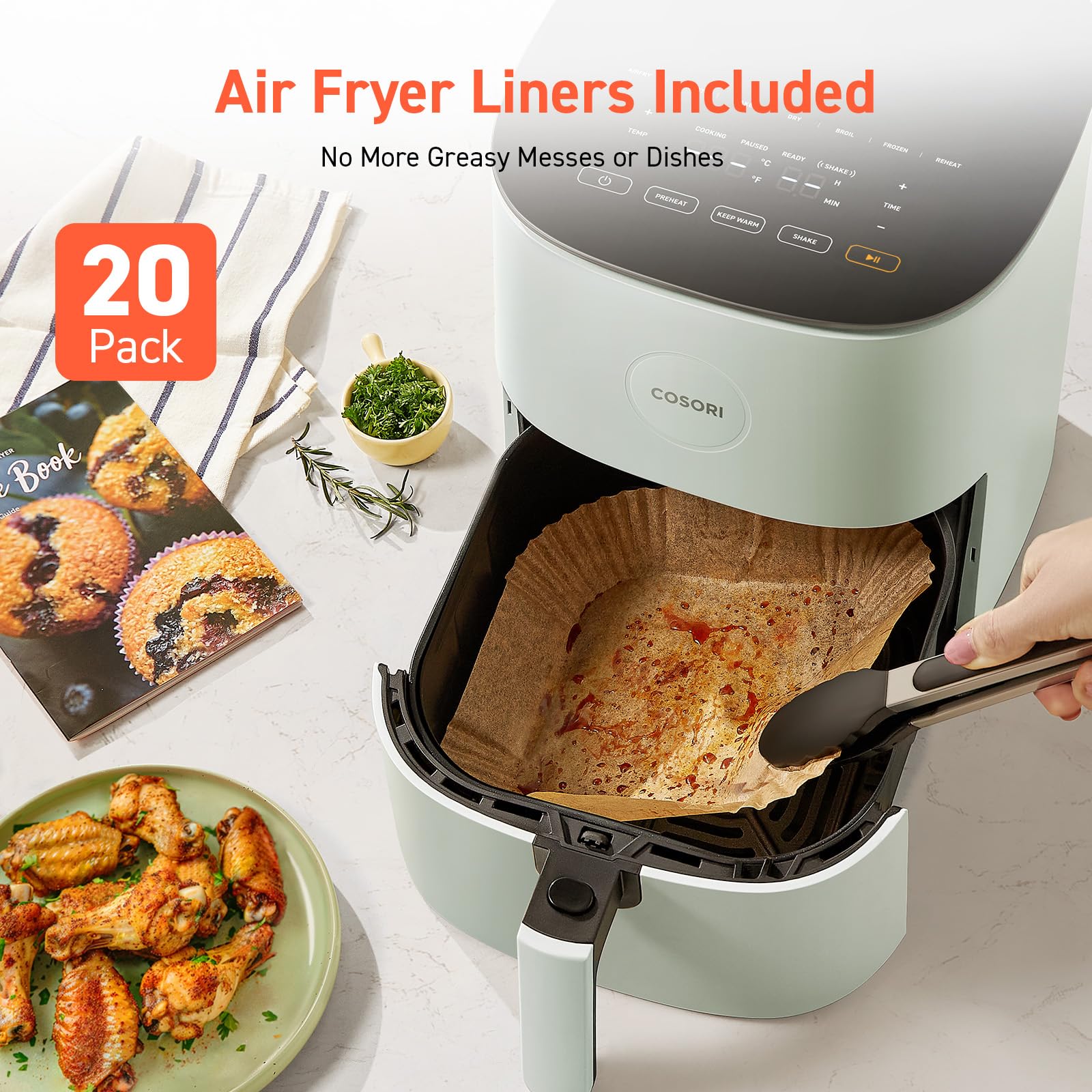 COSORI 5QT Air Fryer with Fast Cooking Technology