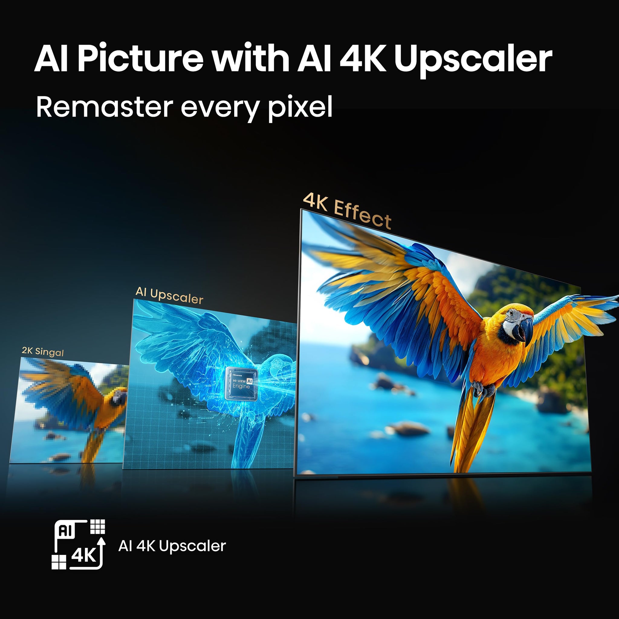 Hisense 55 Inch QLED 4K Smart TV with Dolby Vision