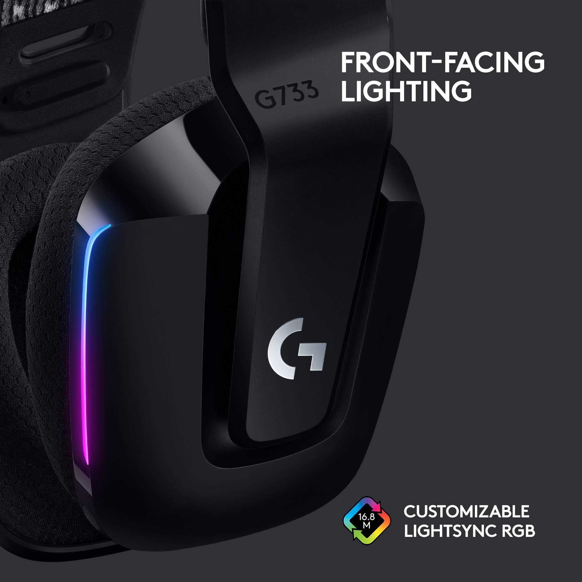 Logitech G733 Wireless Gaming Headset with Premium Audio