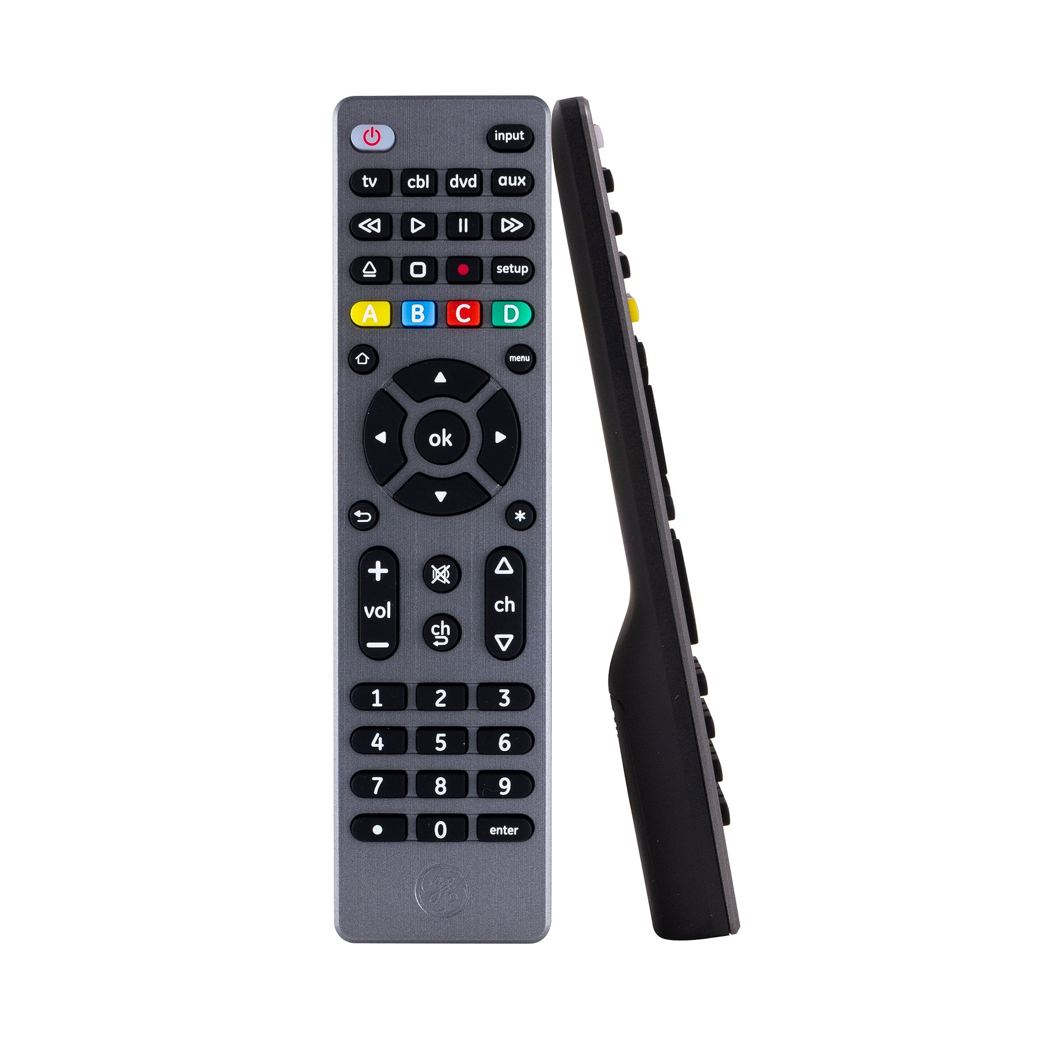 GE Universal Remote Control for 4 Devices Easy Setup